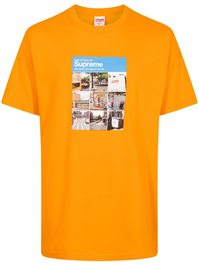 Verify photograph-print cotton T-shirt - 1