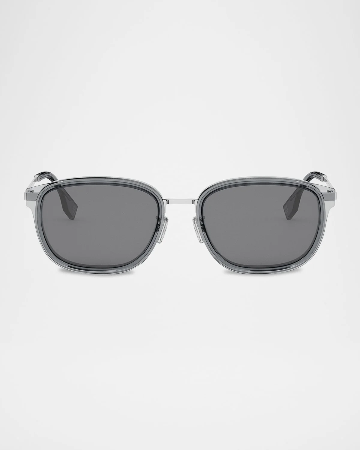 Men's Fendi Travel Metal Rectangle Sunglasses - 1