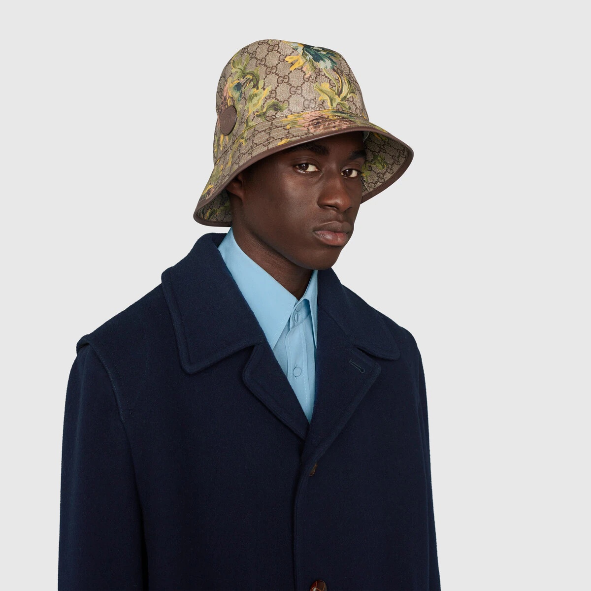 GG carnation print bucket hat - 5