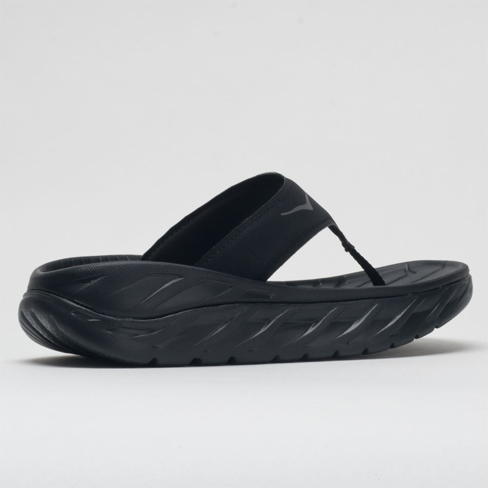 HOKA Ora Recovery Flip Women's Black/Dark Gull Gray - 6
