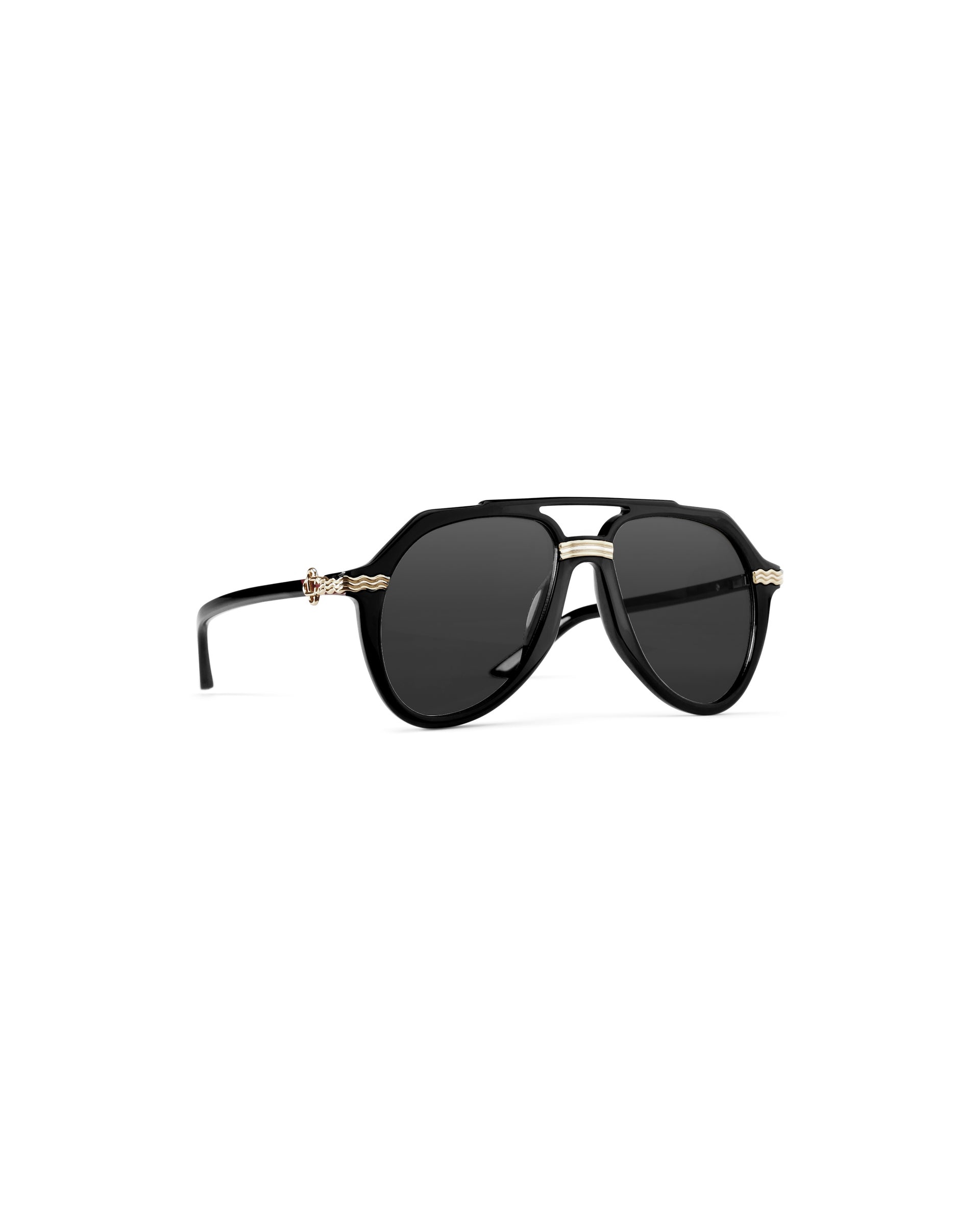 Rajio Black & Gold Sunglasses - 1