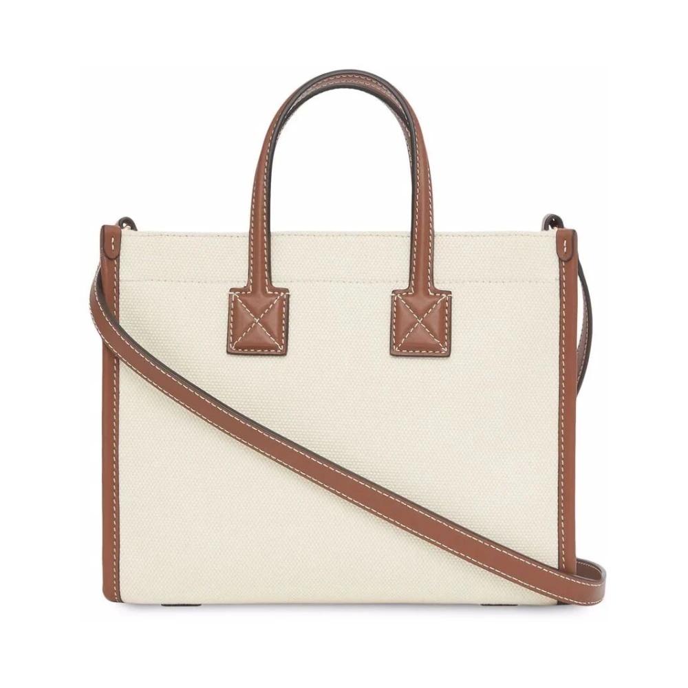 【関税＆送料込み】Burberry Ll Md Pocket Dtl Tote Ll6 Burberry Ll Md Pocket Dtl Tote Ll6 in Natural | Lyst