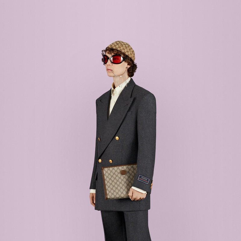 Beauty case with Interlocking G 3