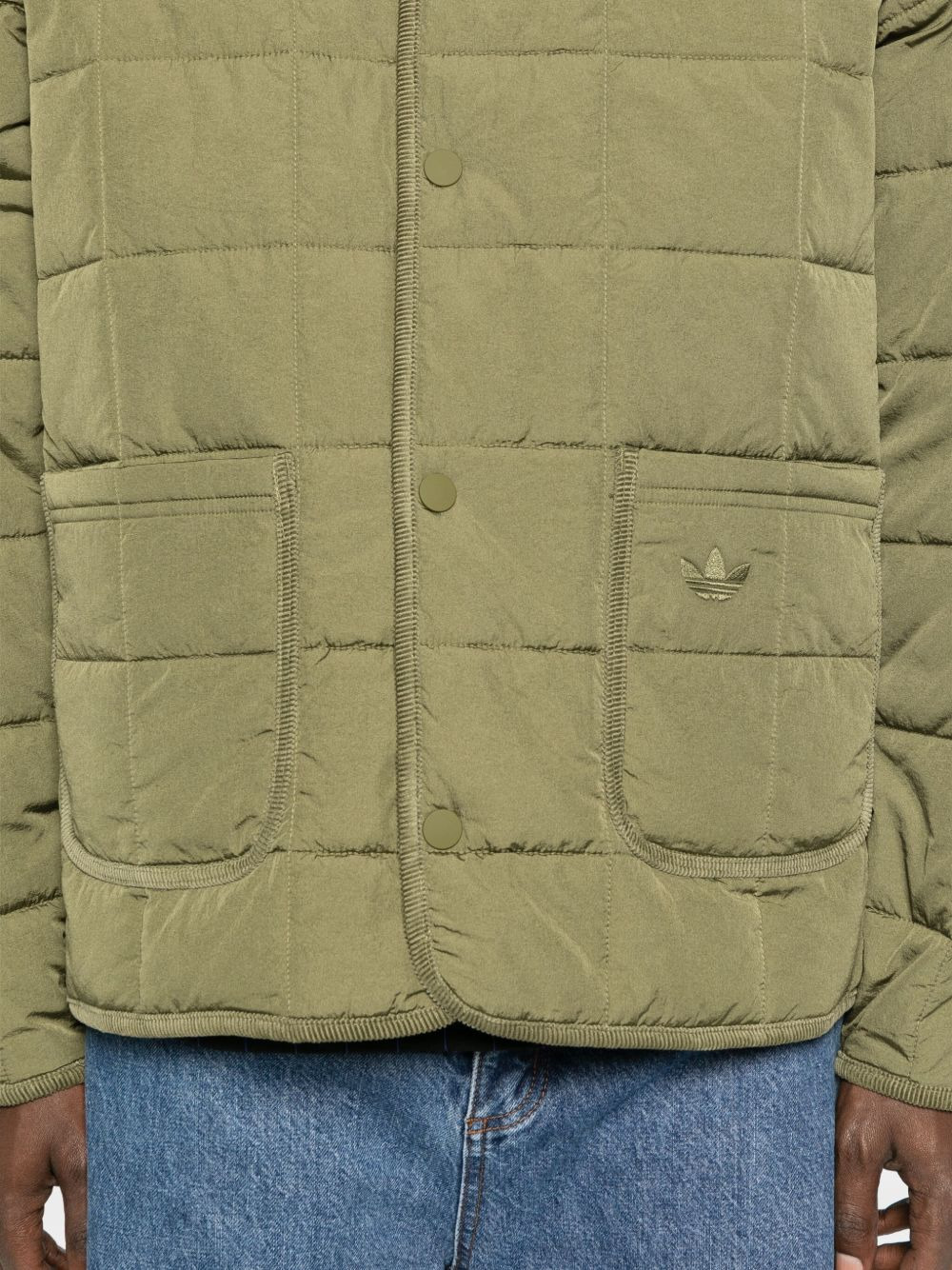 quilted buttoned jacket - 5