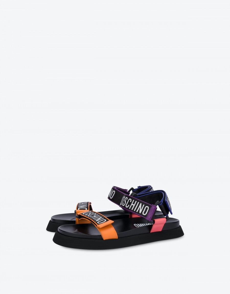MULTI LOGO SANDALS - 1