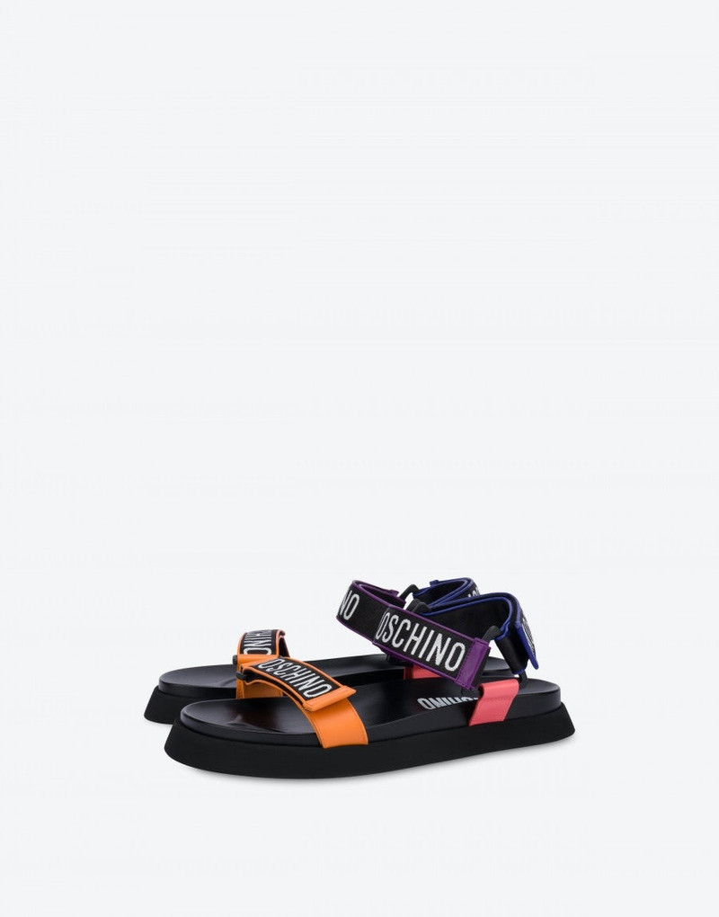 MULTI LOGO SANDALS 1