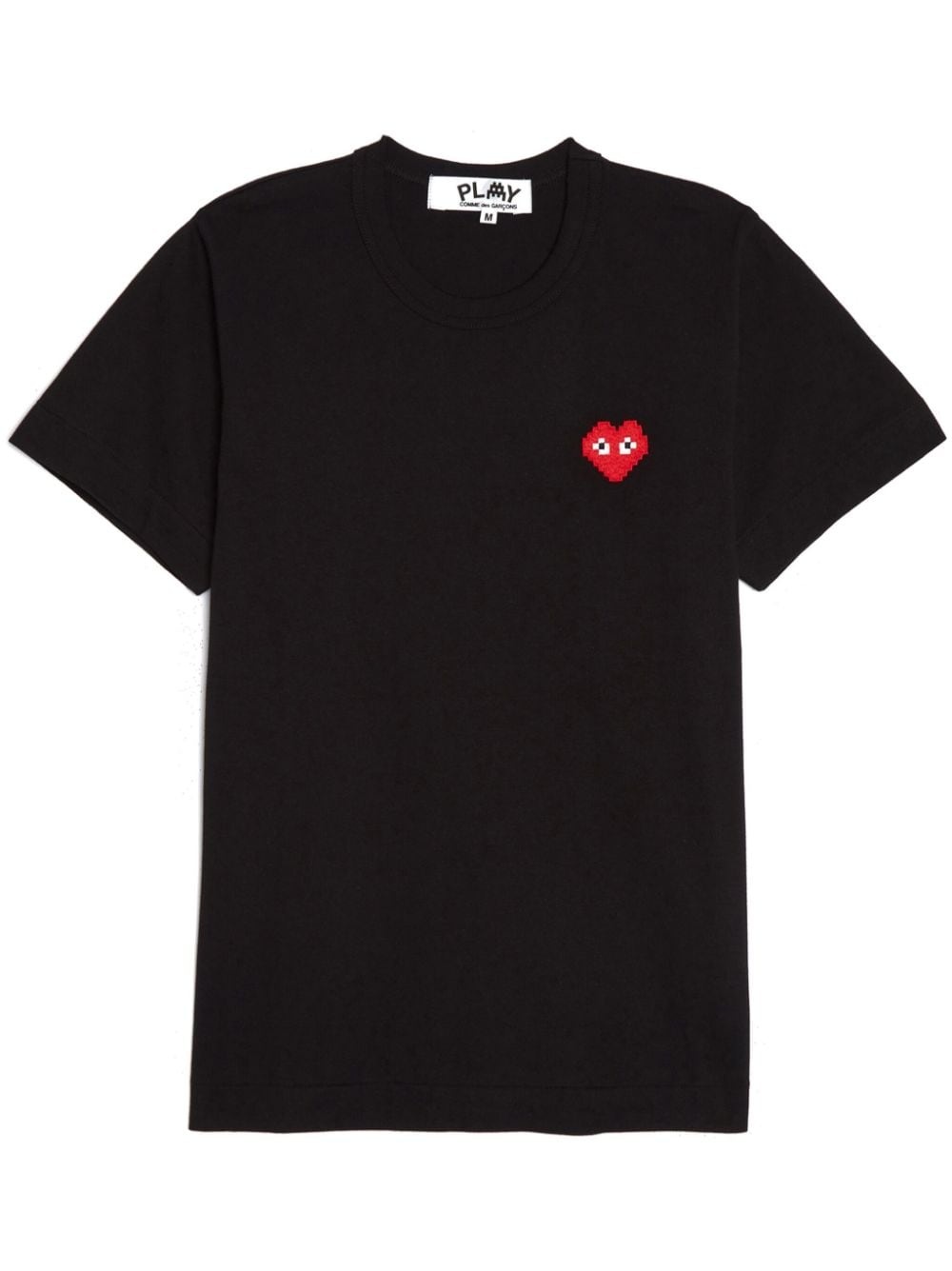 x Invader logo-appliquÃ© pixelated-motif T-shirt - 1