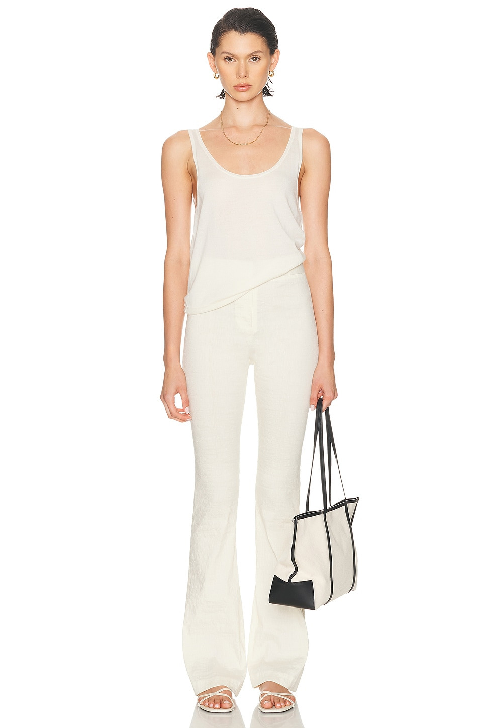 The Fae Stretch Mid-rise Pant W/ Flared Hem - 5