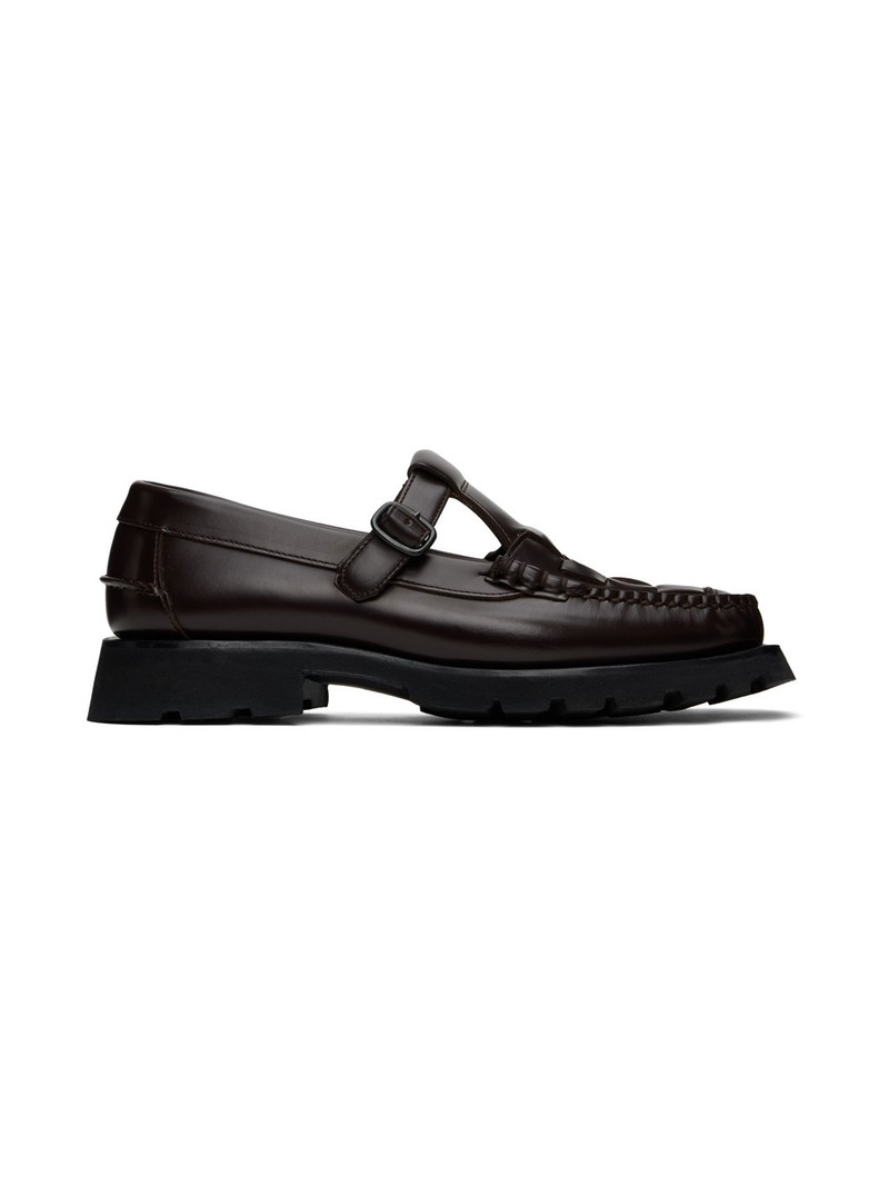 Soller interwoven-design 가죽 loafers - 1