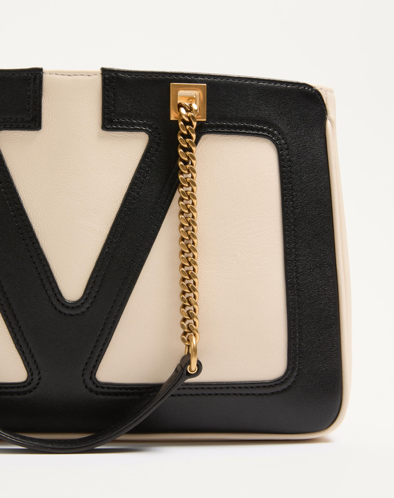 VALENTINO GARAVANI VIVA SUPERSTAR SMALL NAPPA LEATHER SHOPPING BAG 8