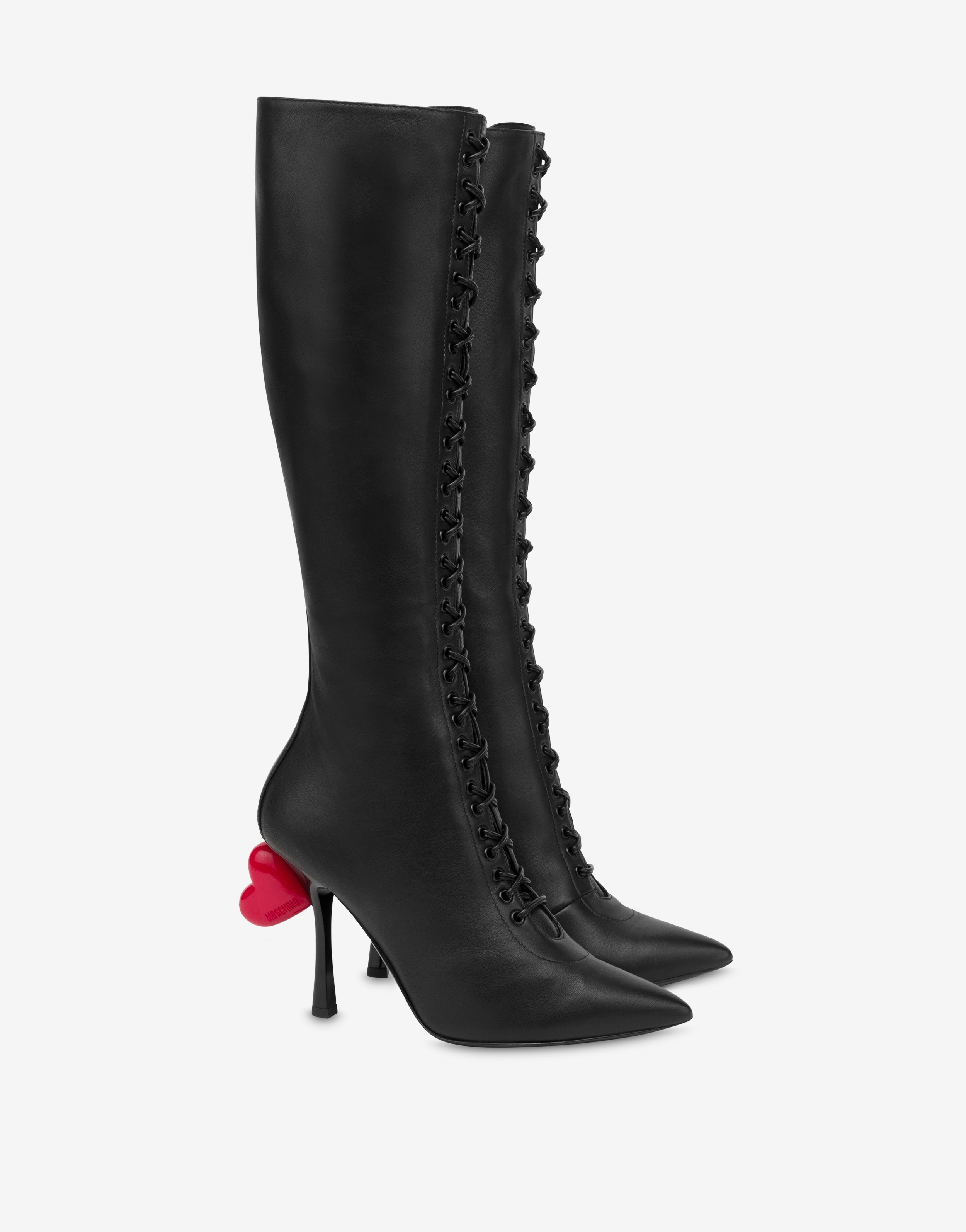 SWEET HEART NAPPA LEATHER BOOTS - 1