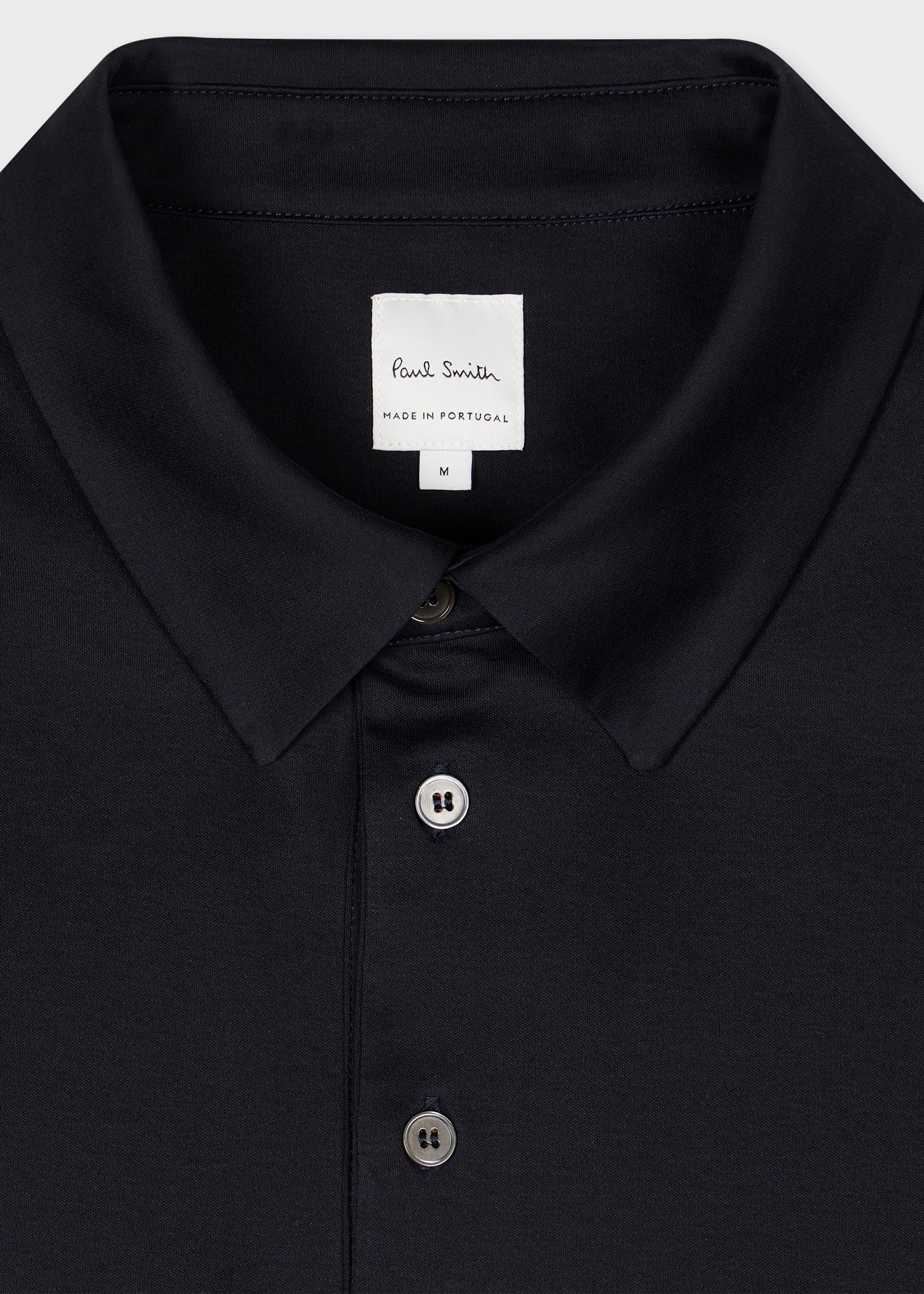 Navy Interlock Polo Shirt - 2