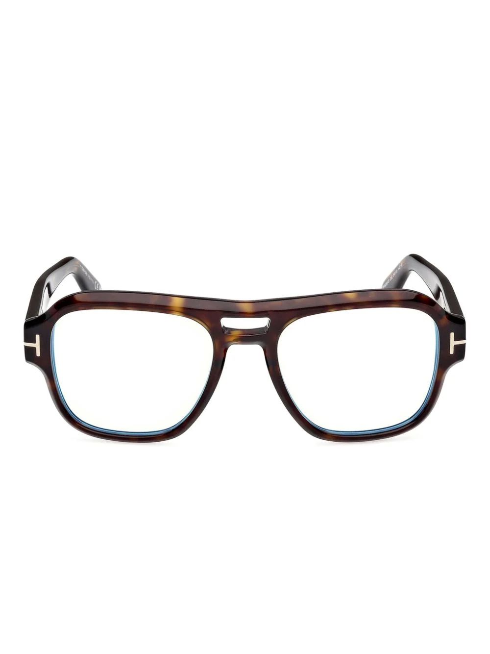 tortoiseshell pilot-frame glasses - 1