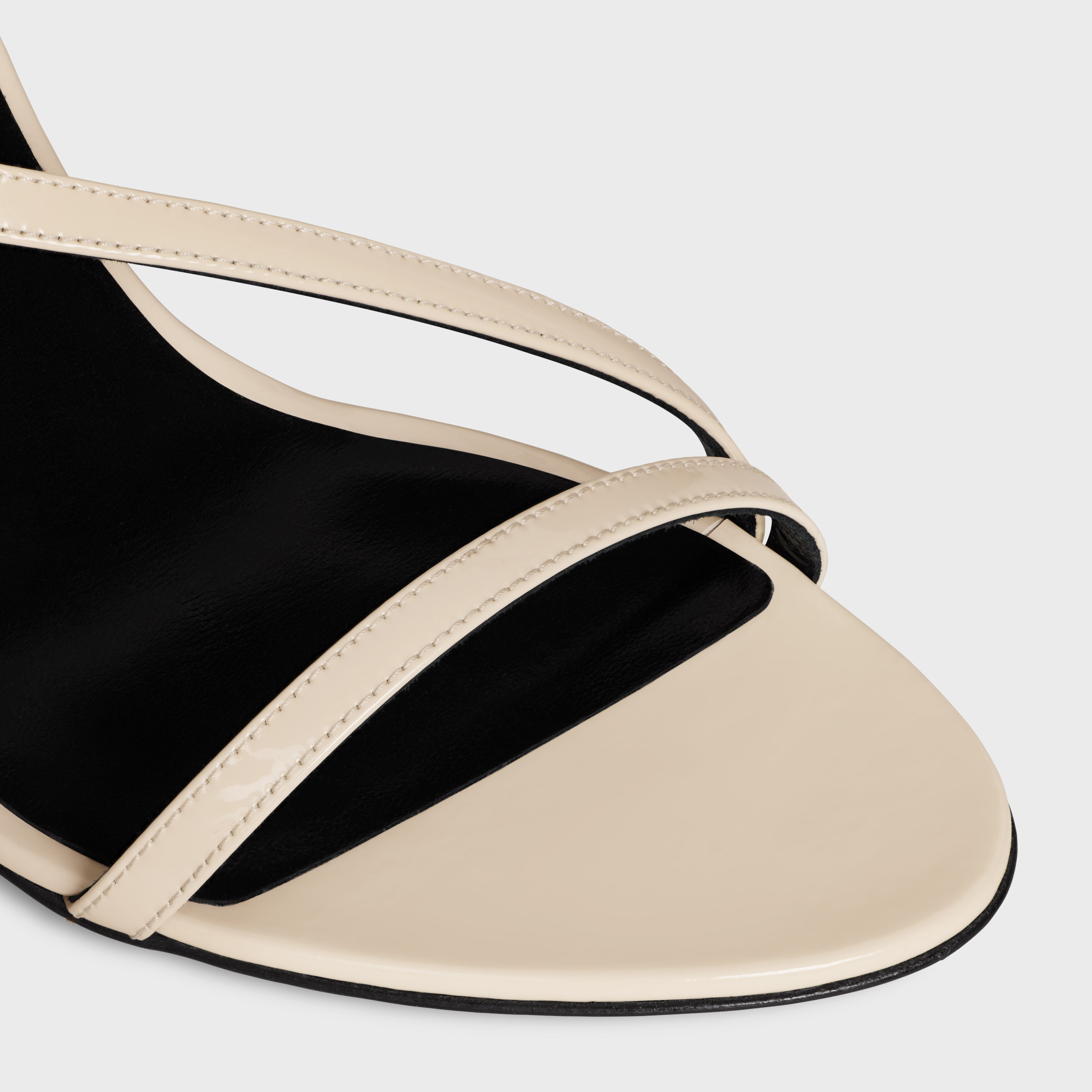 CELINE AVA TRIOMPHE STILETTO SANDAL IN PATENT CALFSKIN - 4