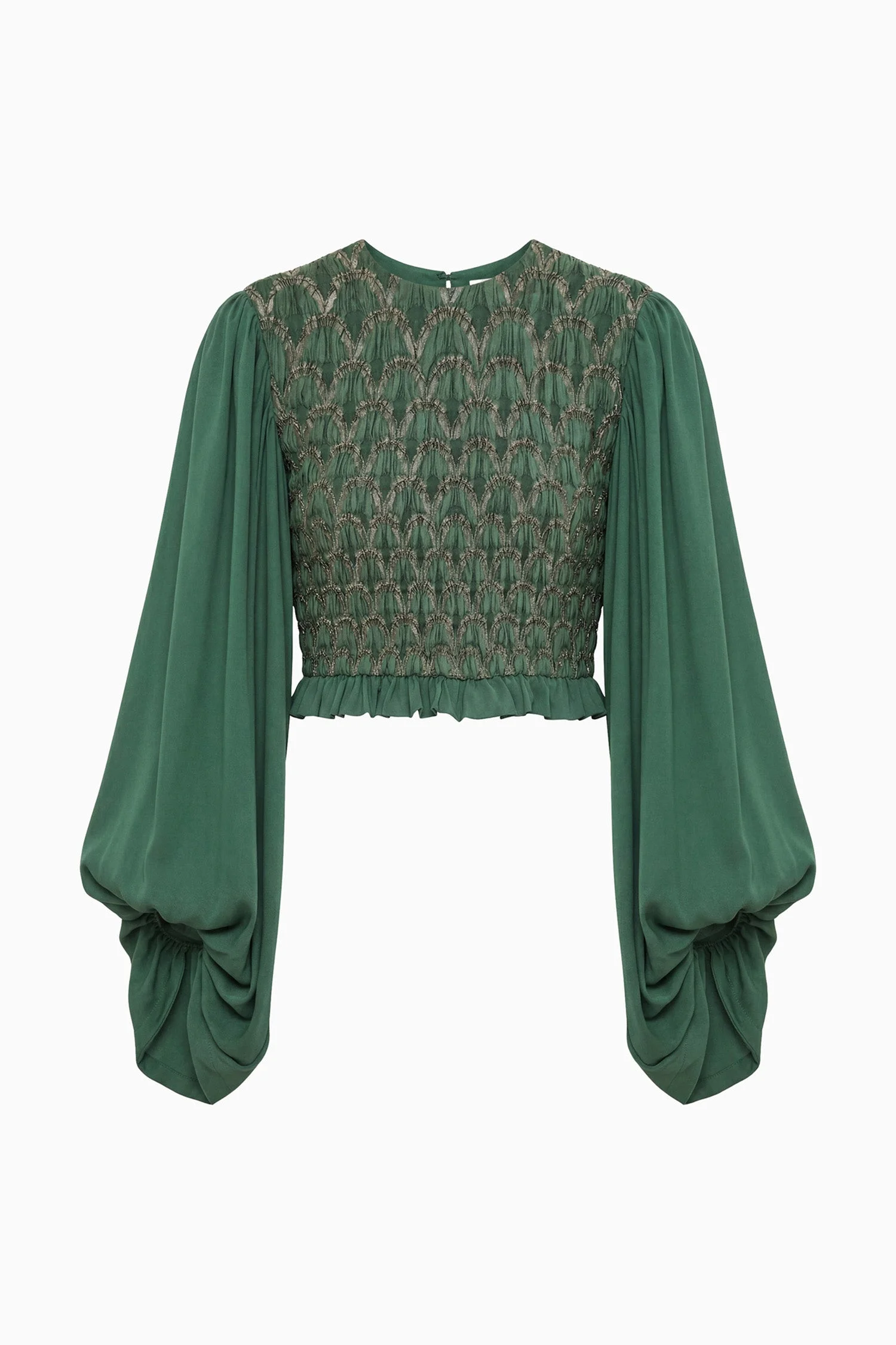Marlene LS Smocked Blouse - 1