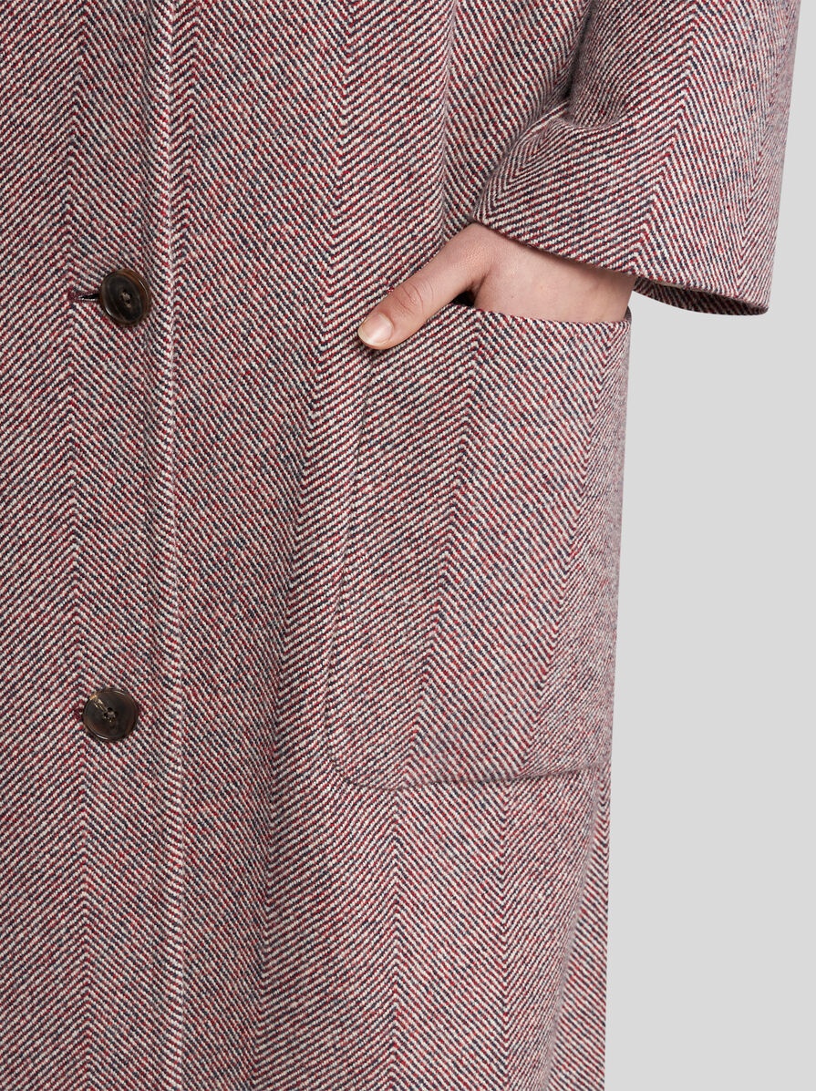 WOOL COAT WITH BELT - 2