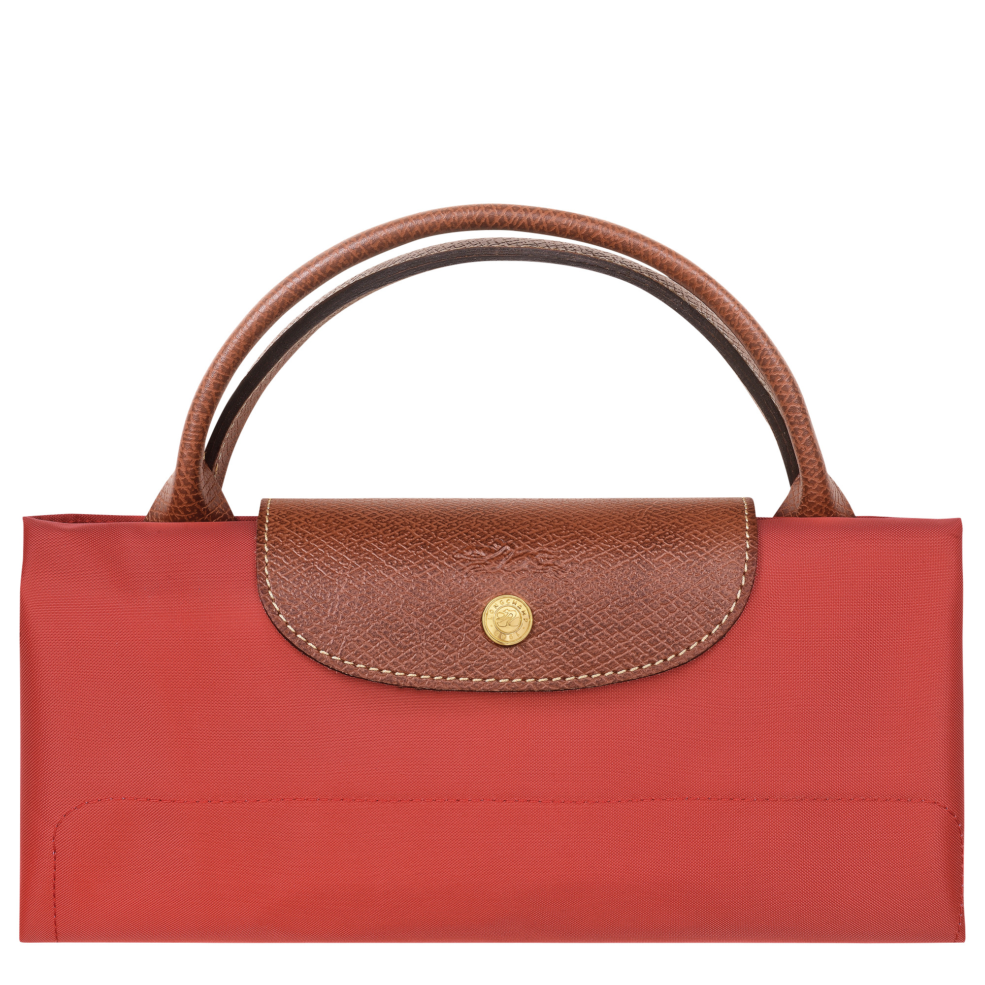 Le Pliage Original M Travel bag Tomato - Recycled canvas - 5