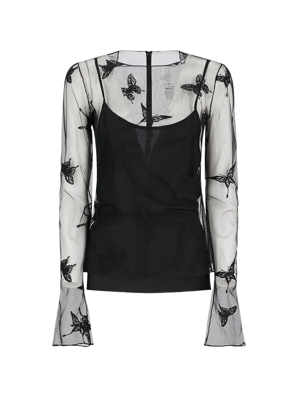 butterfly net blouse - 1