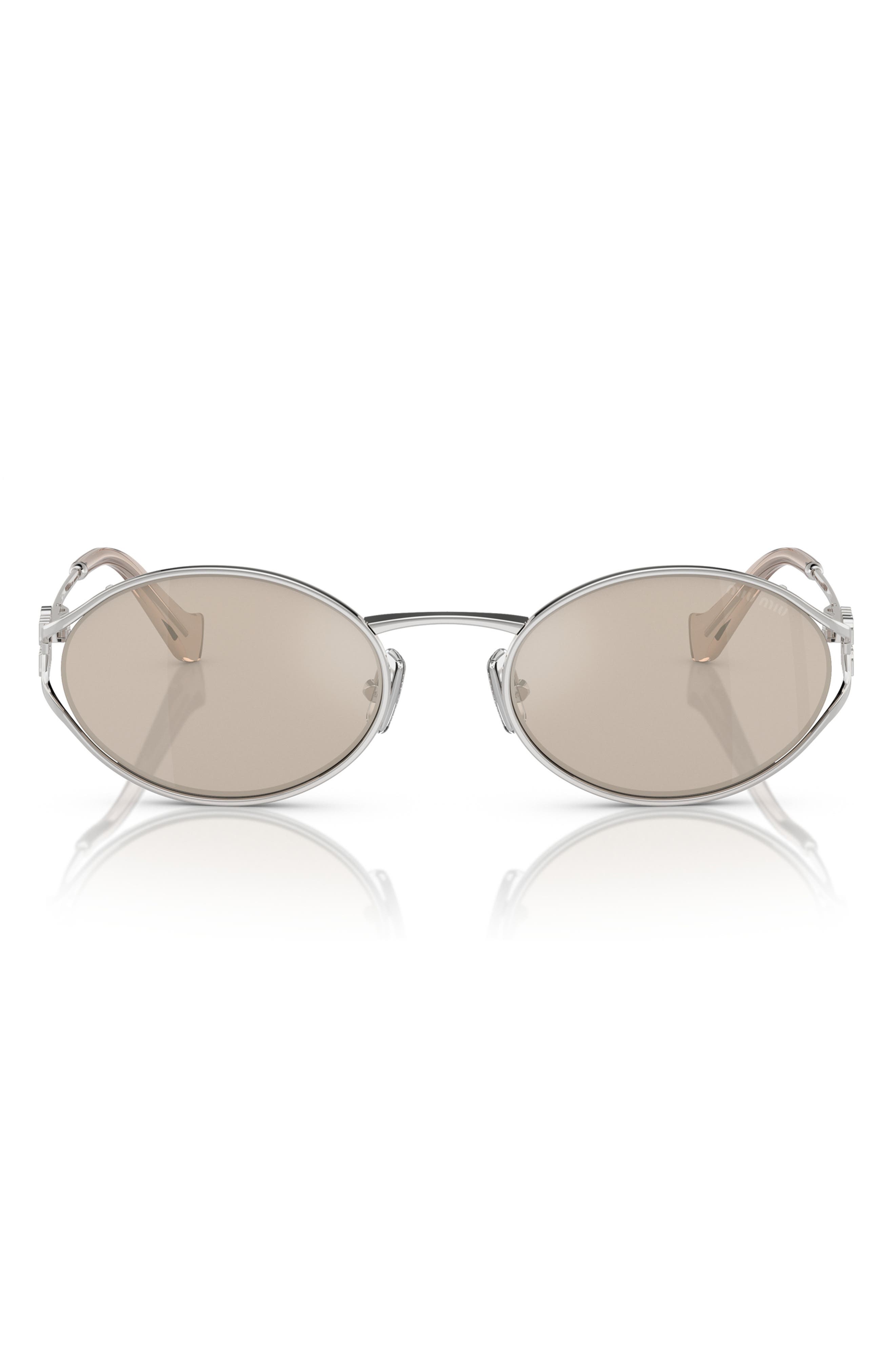 54mm Oval Sunglasses - 3