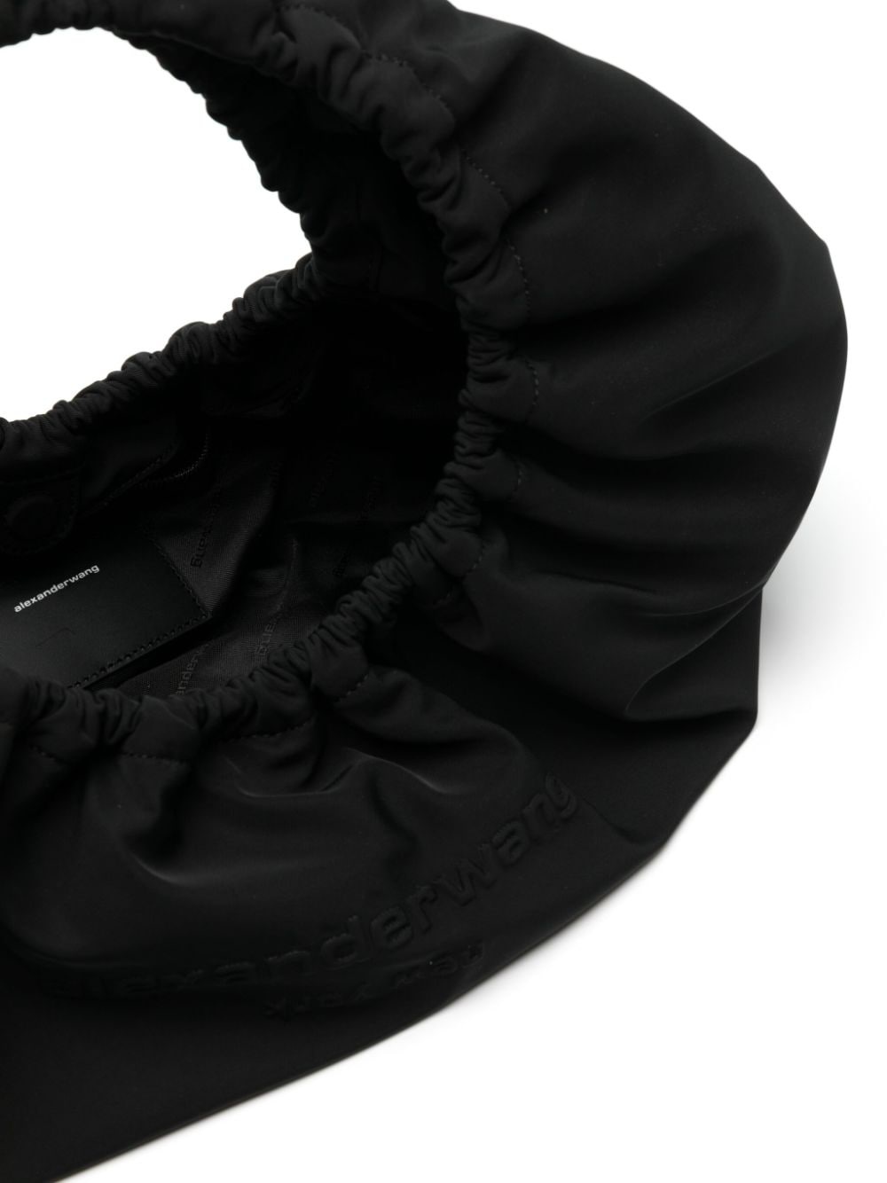 medium Crescent ruched shoulder bag - 5