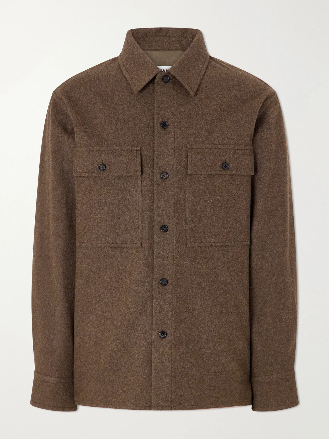 Virgin Wool Overshirt - 1
