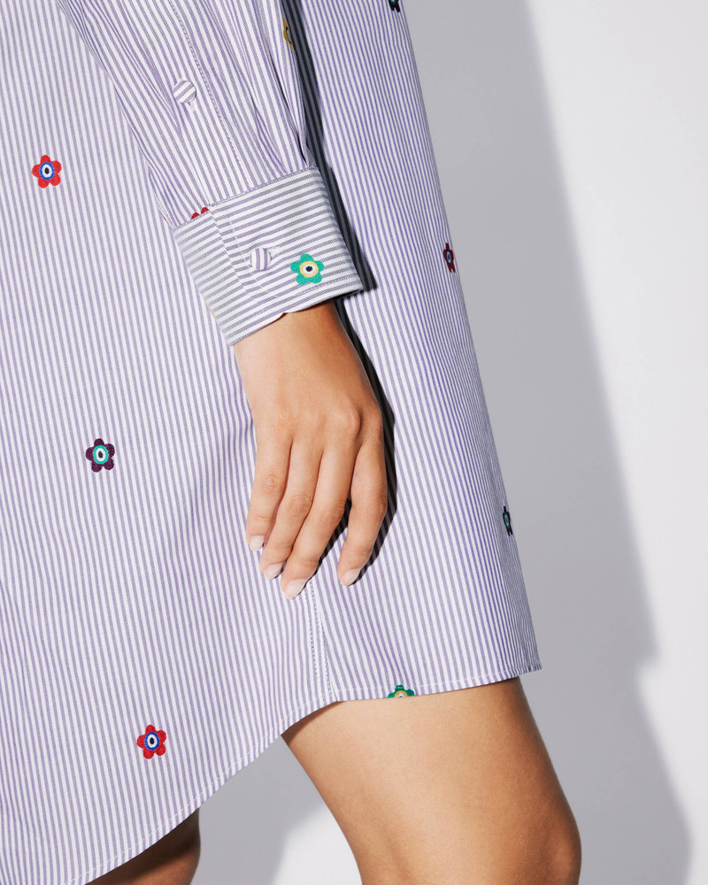 'KENZO Target' striped shirt dress 7