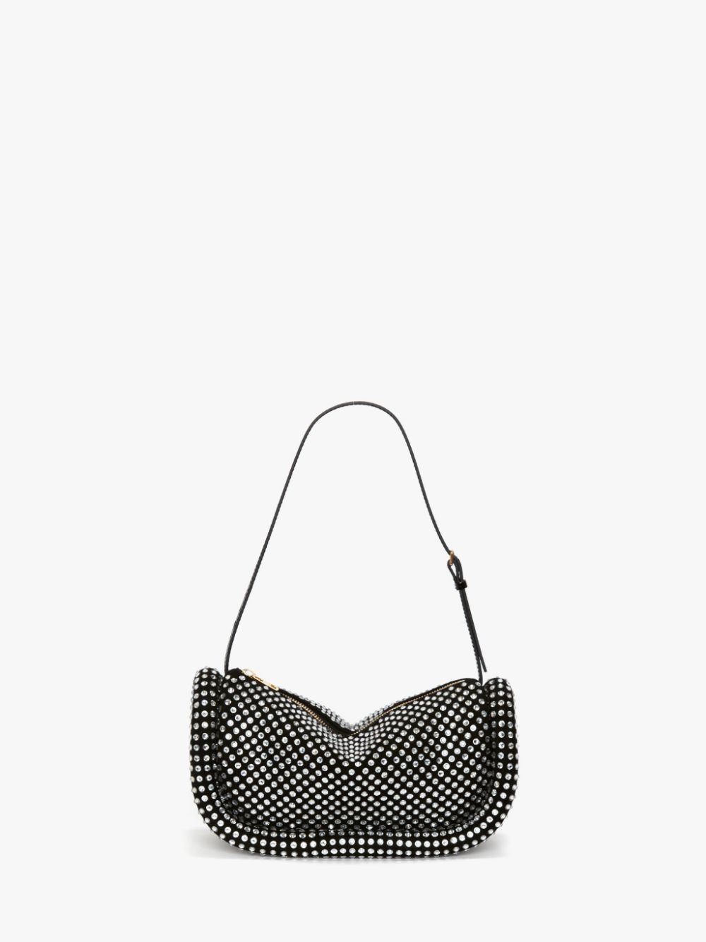 BUMPER-15 LEATHER SHOULDER BAG WITH CRYSTAL - 6