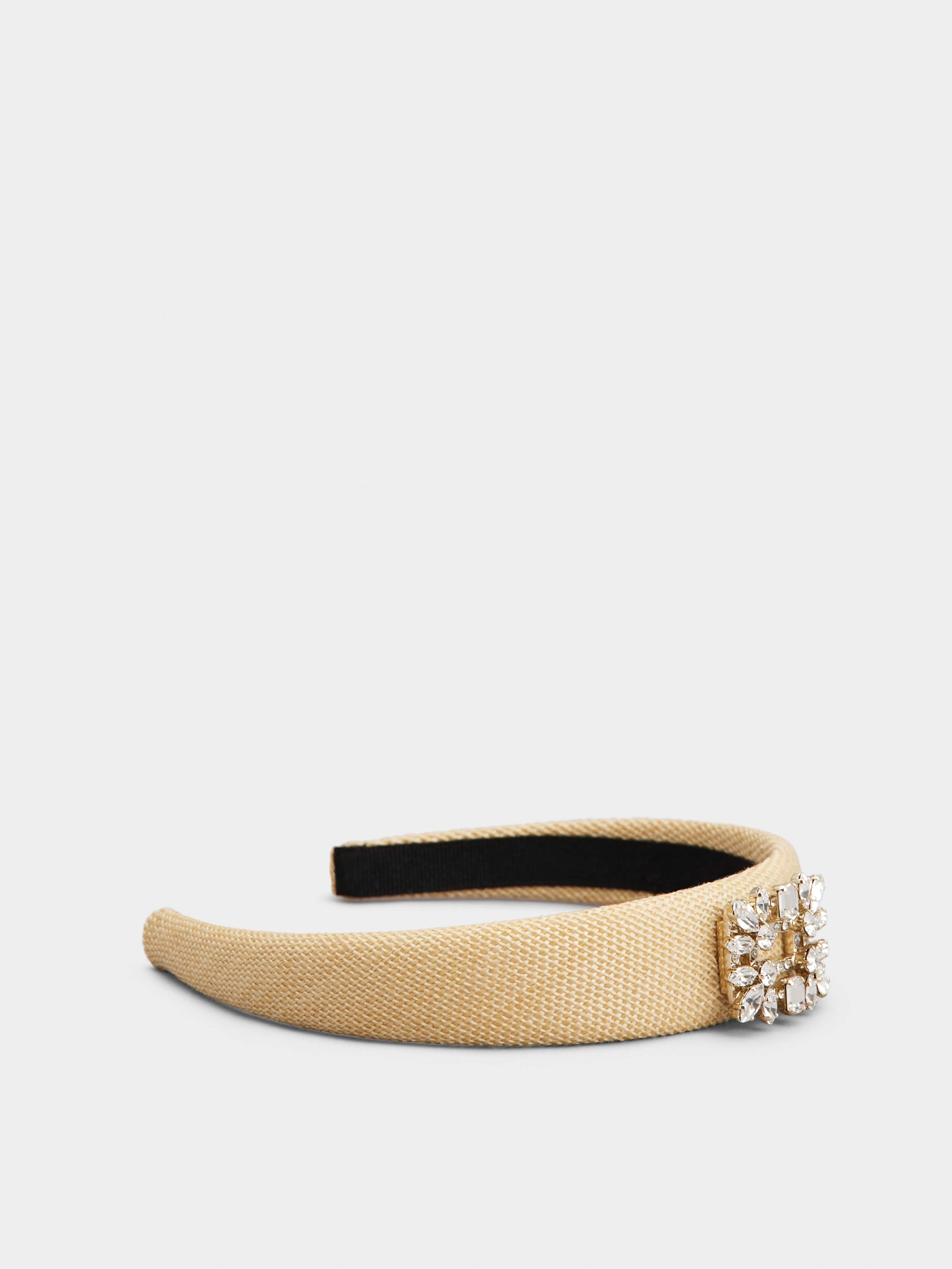 Broche Vivier Buckle Hair Band in Fabric - 4