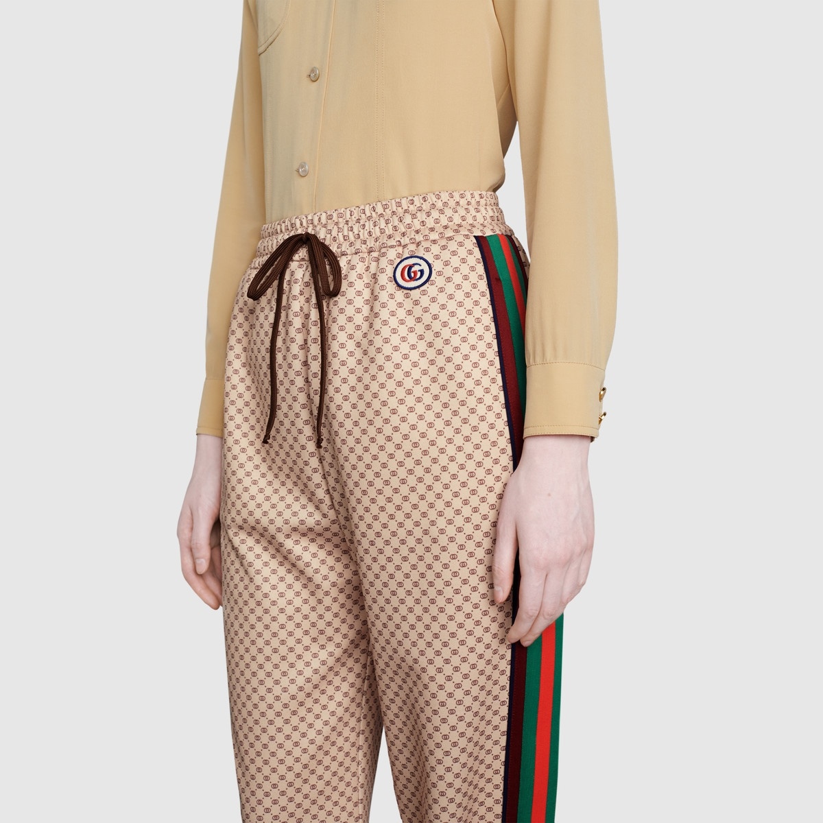 Interlocking G print jersey pant - 5