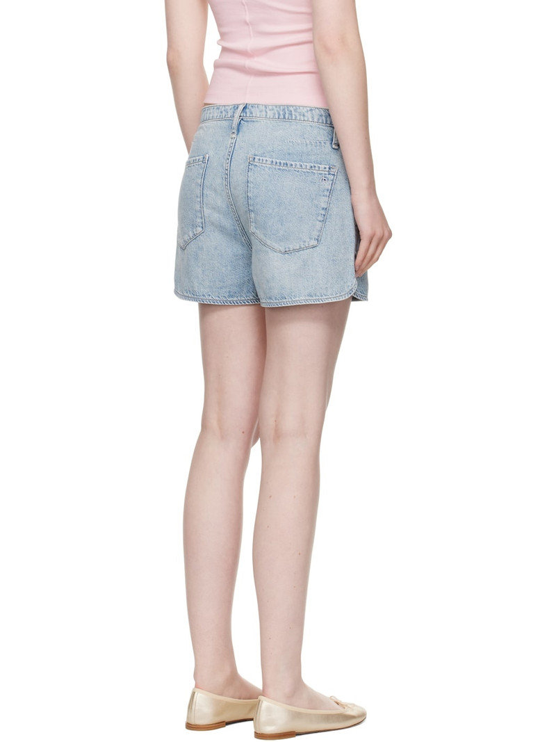 Blue Ultra Featherweight Nolan Drawstring Denim Shorts 3