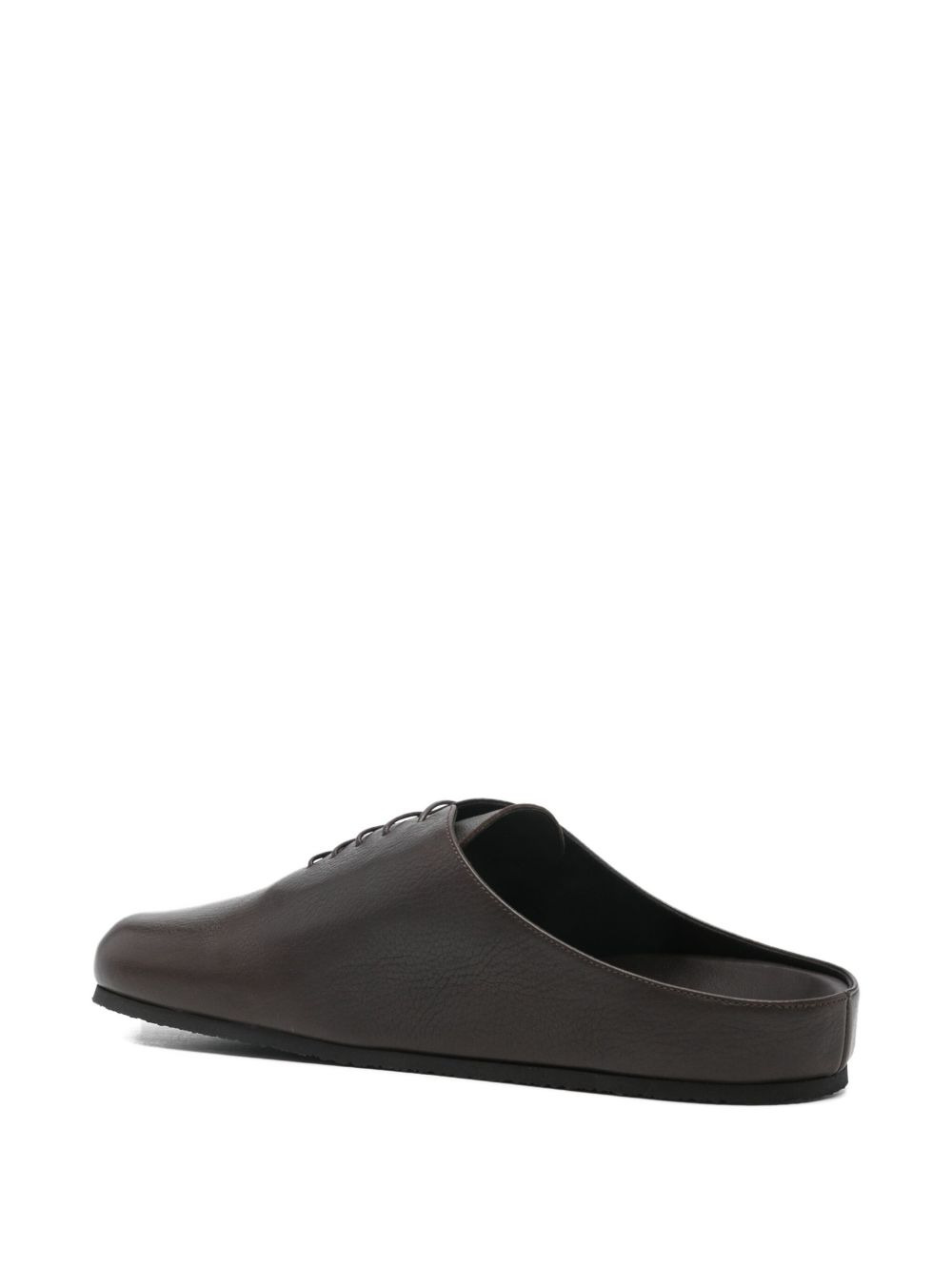 lace-up mules - 3
