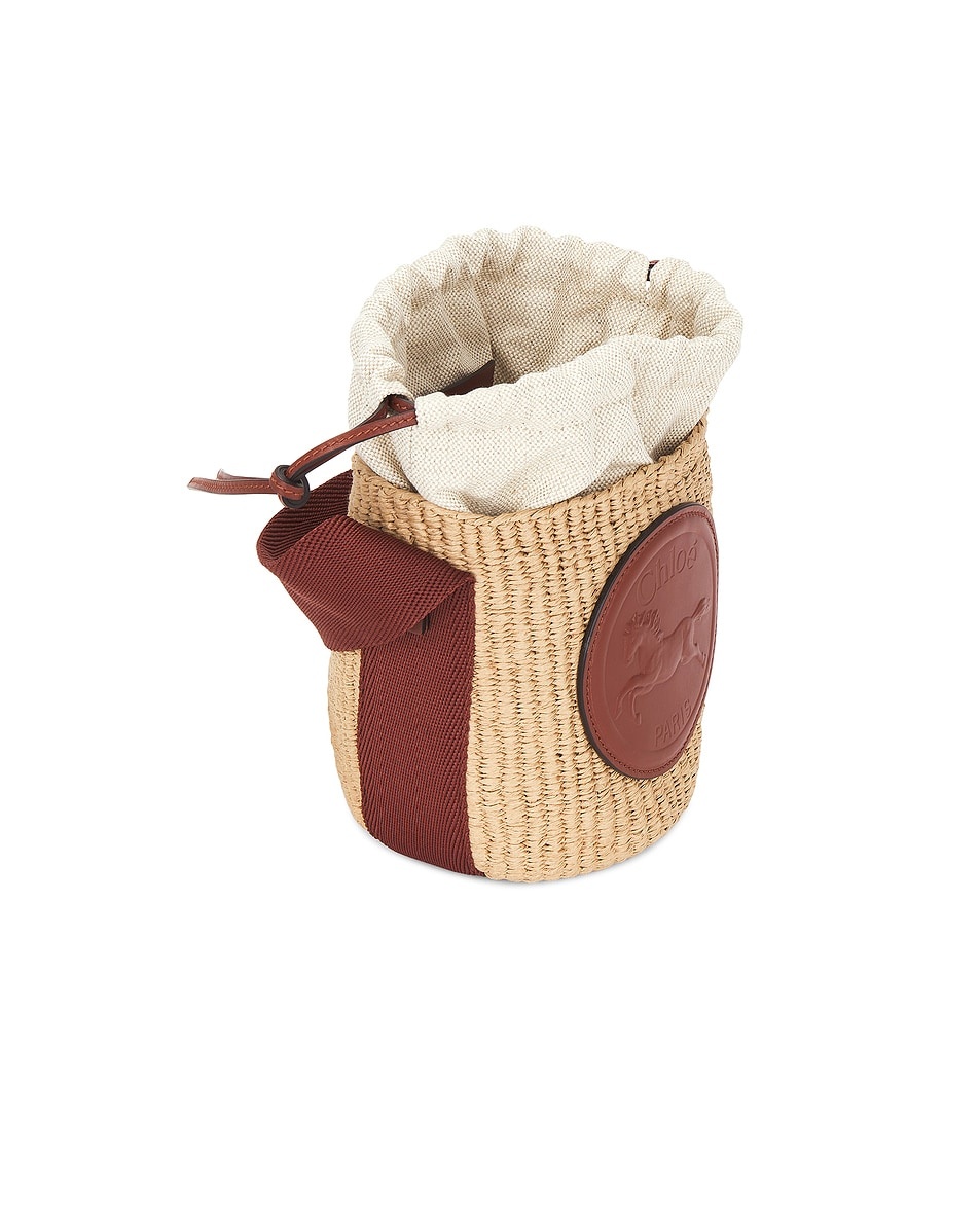 Horse Medal Small Basket Bag - 4