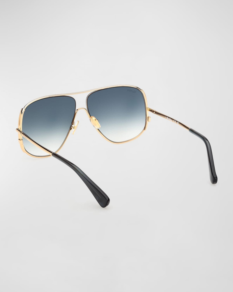 Max Mara 60MM Aviator Sunglasses outlook
