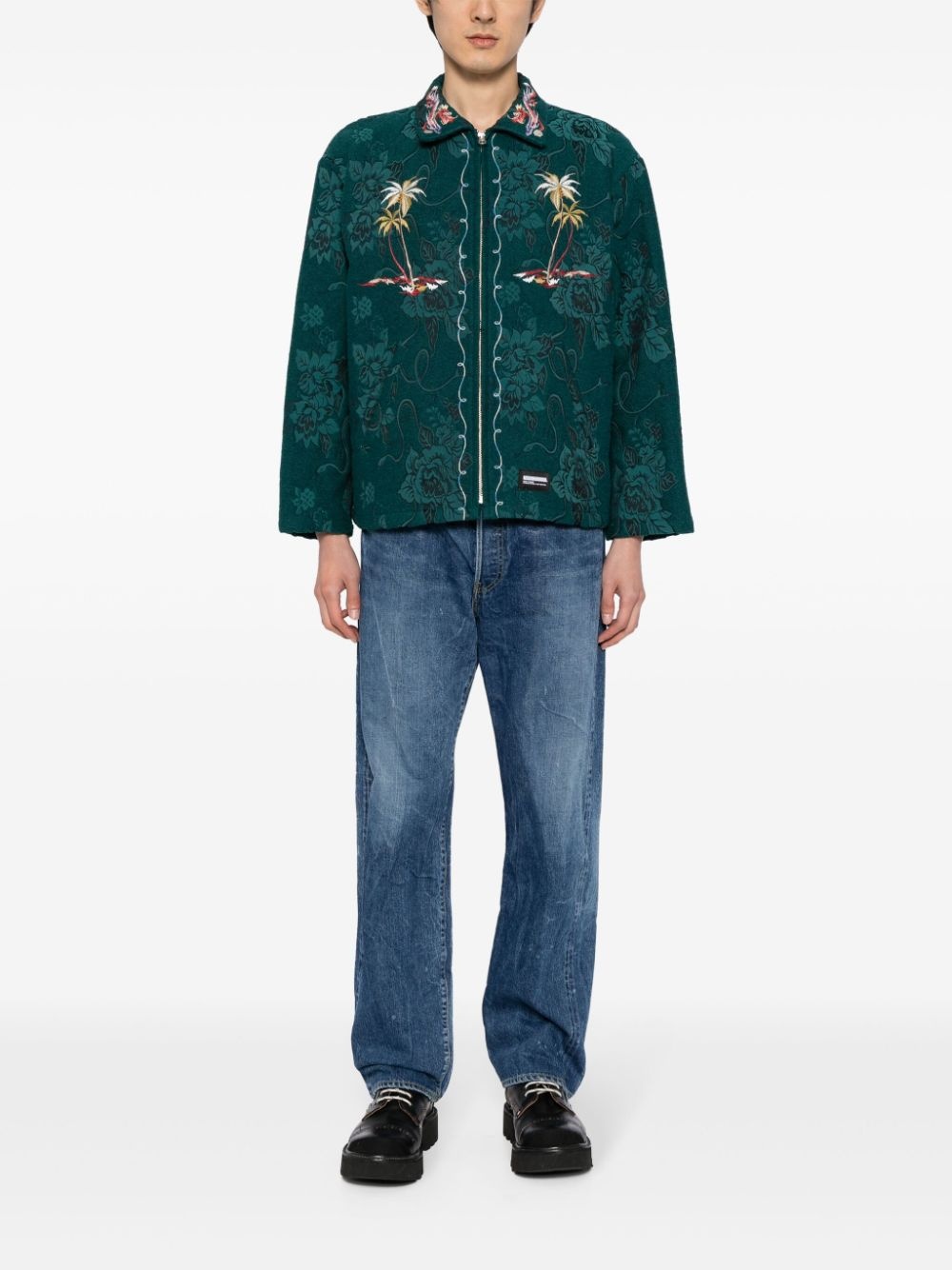 Souvenir jacquard shirt jacket - 2