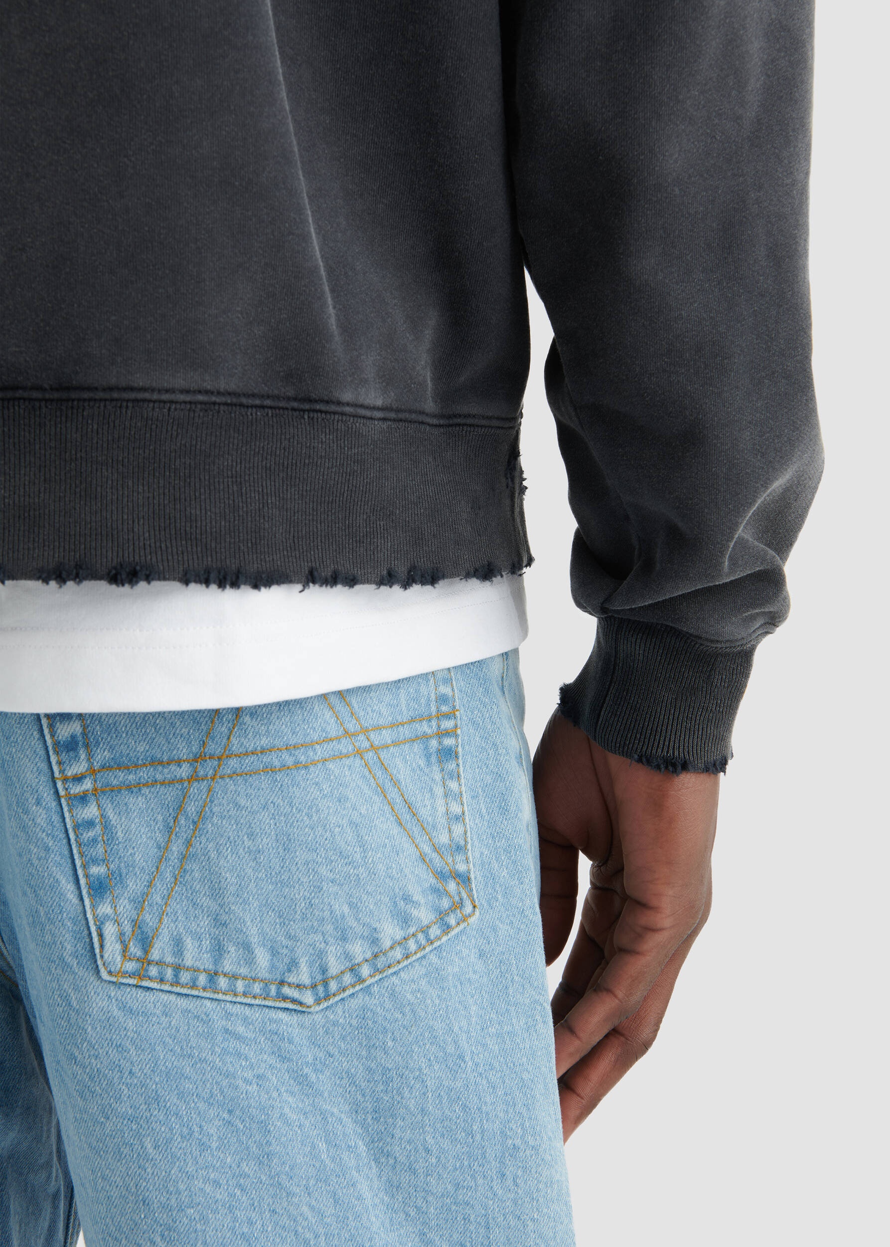 Wes Distressed Sweatshirt - 7