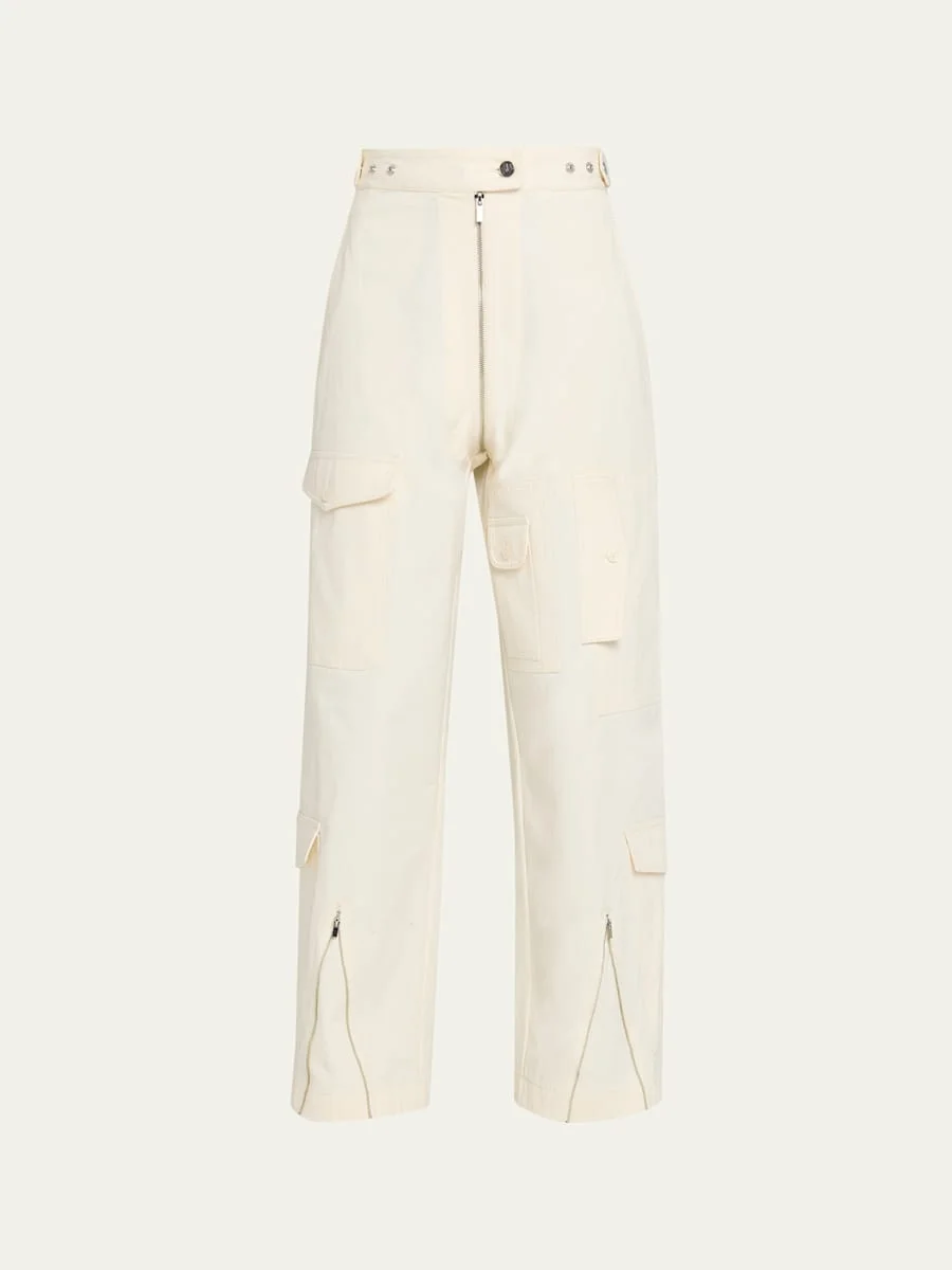 Flight Suit Cargo Cotton Trousers - 1