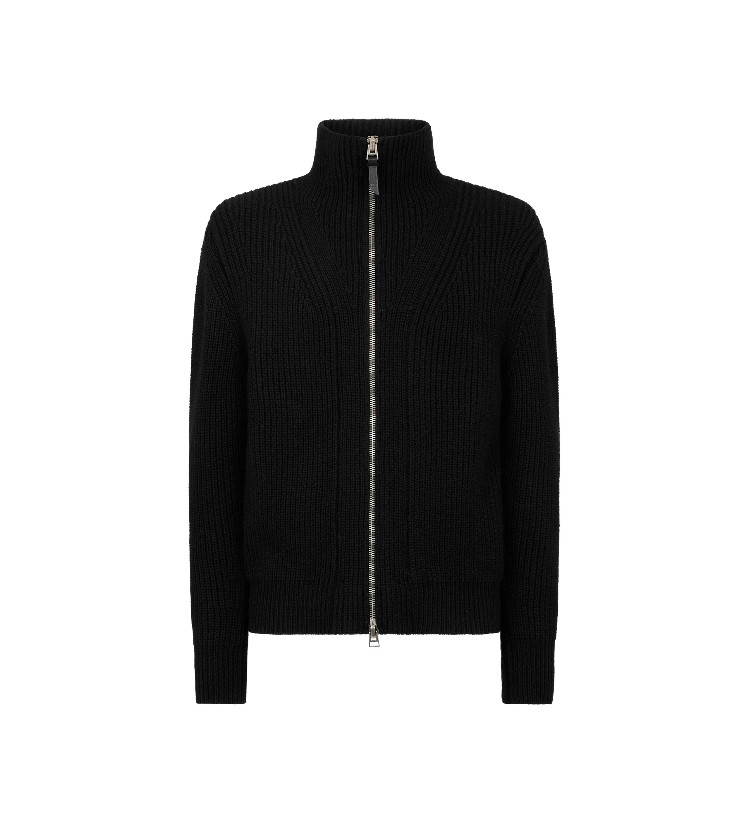 WOOL MOHAIR ZIP THROUGH - 1