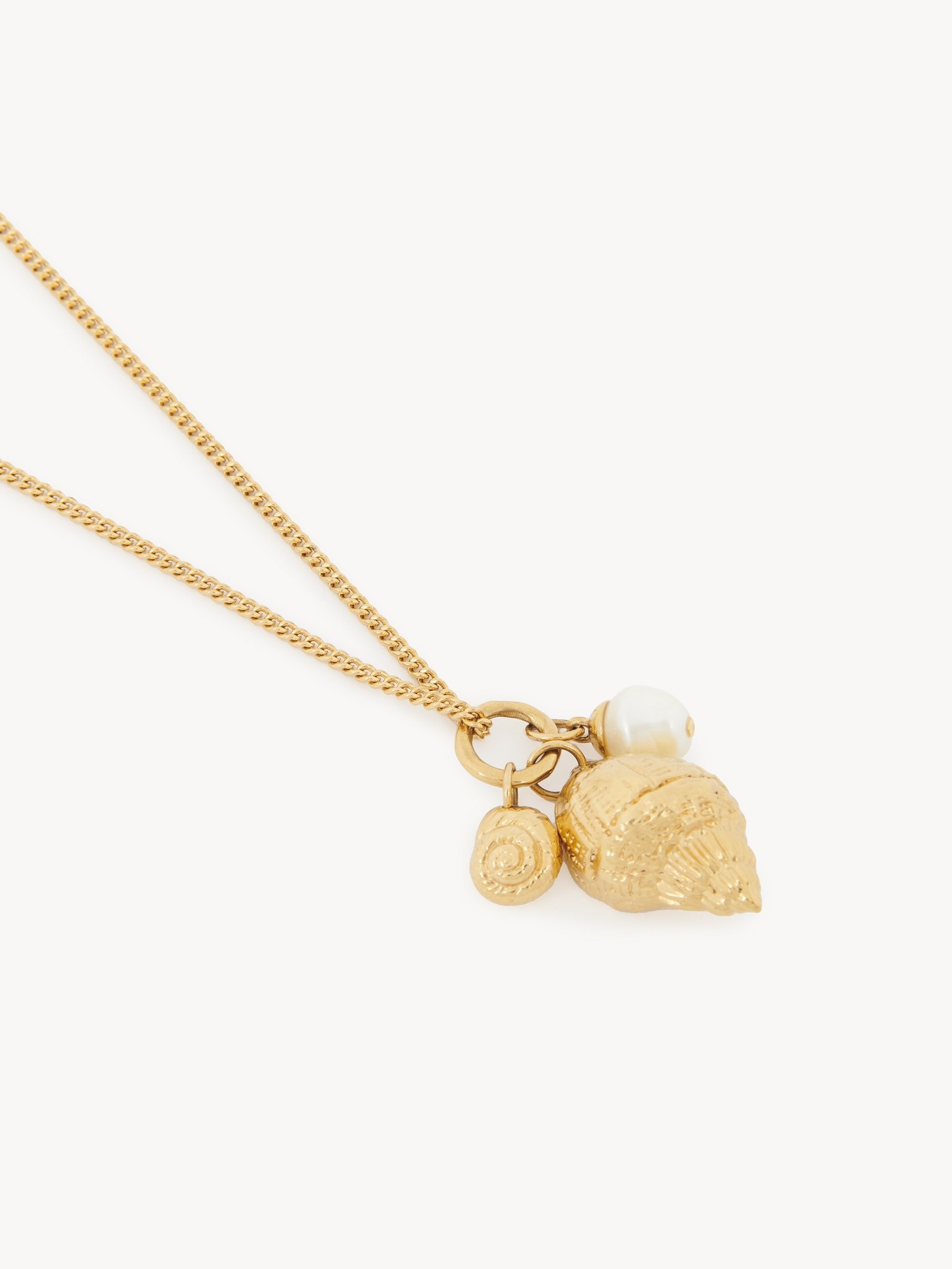 THE CHLOÉ SHELLS PENDANT NECKLACE - 2