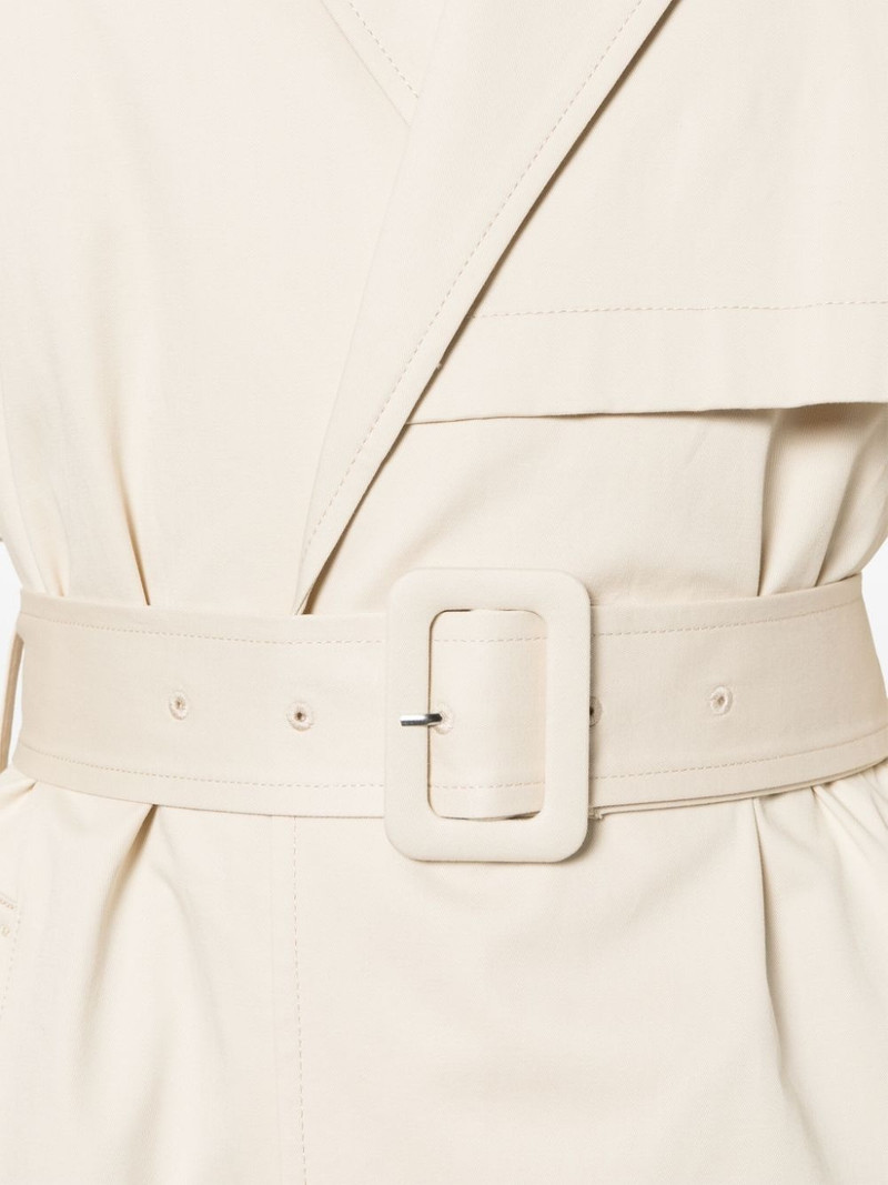twill belted maxi 트렌치 코트 5