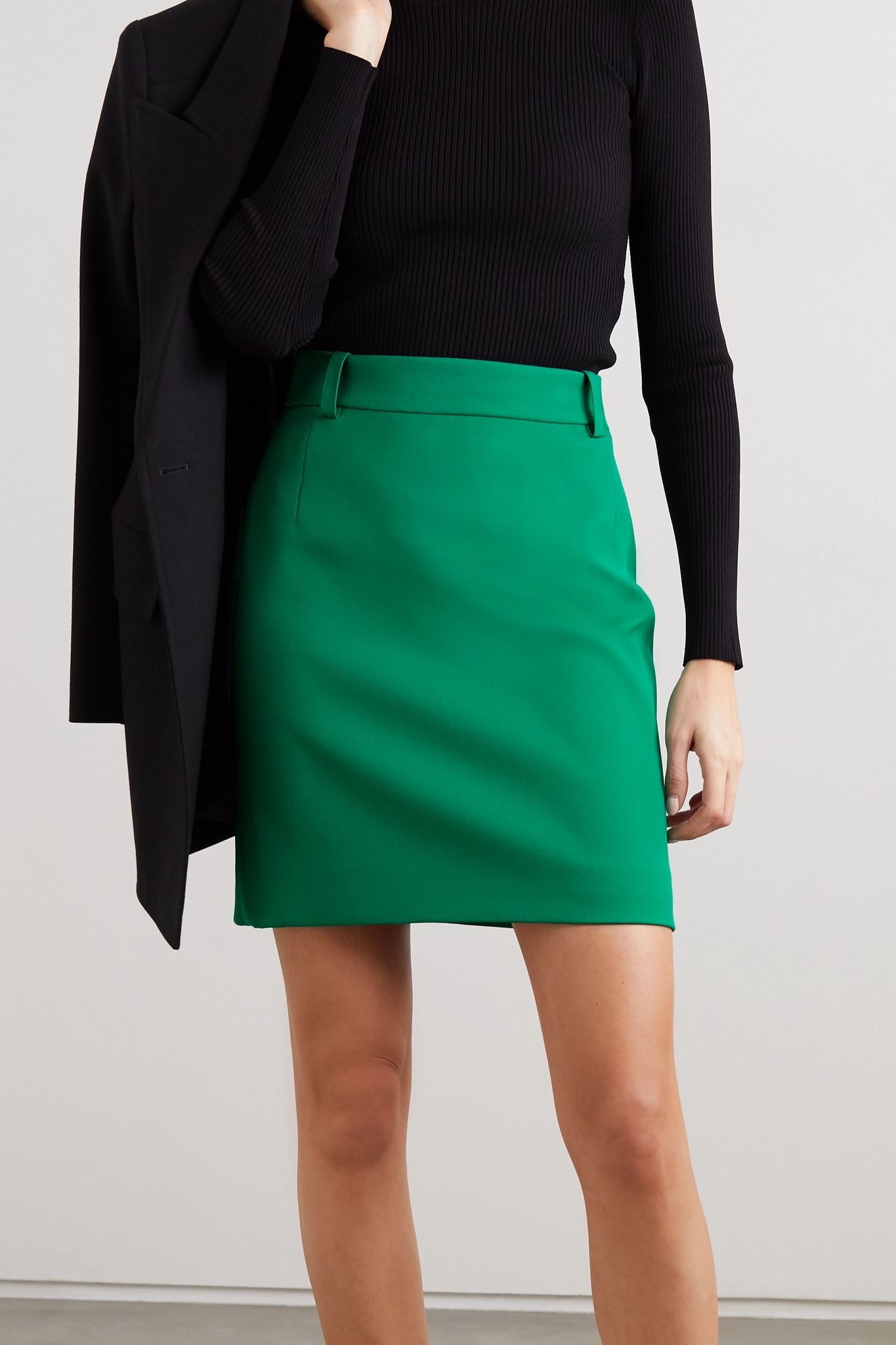 Wool-blend mini skirt - 3