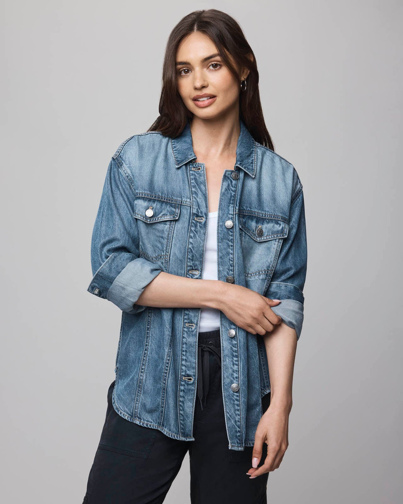 Lounge Denim Shacket 1