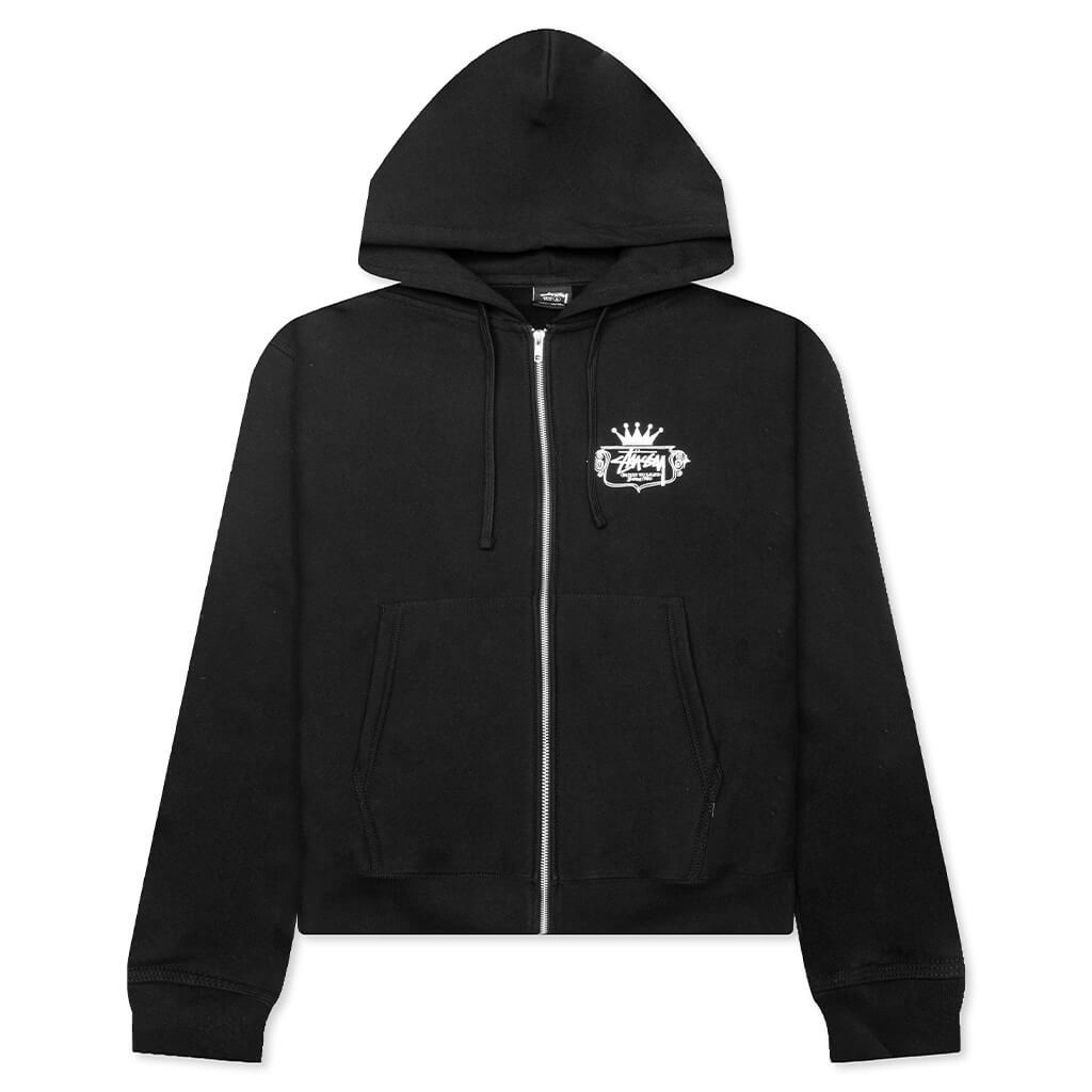 BUILT TO LAST ZIP HOODIE - BLACK - 1