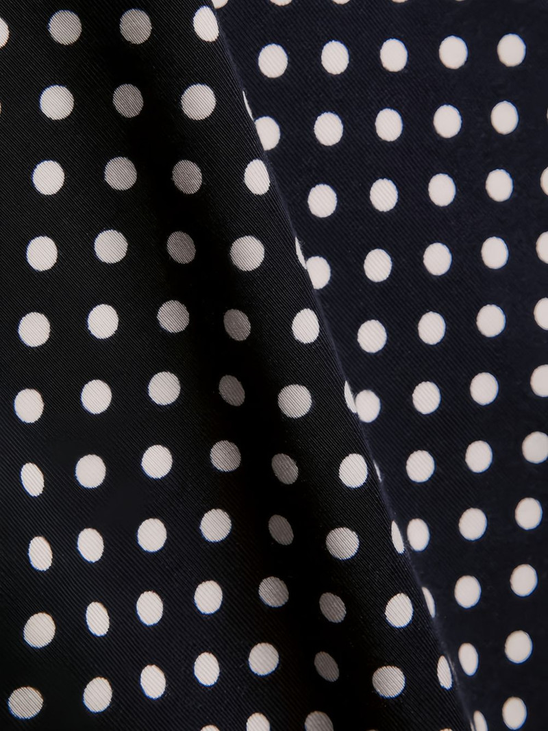Reformation dusk knitted polka-dot top outlook