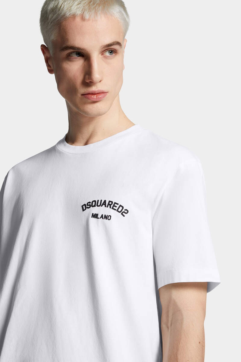 REGULAR FIT DSQUARED2 MILANO T-SHIRT 5