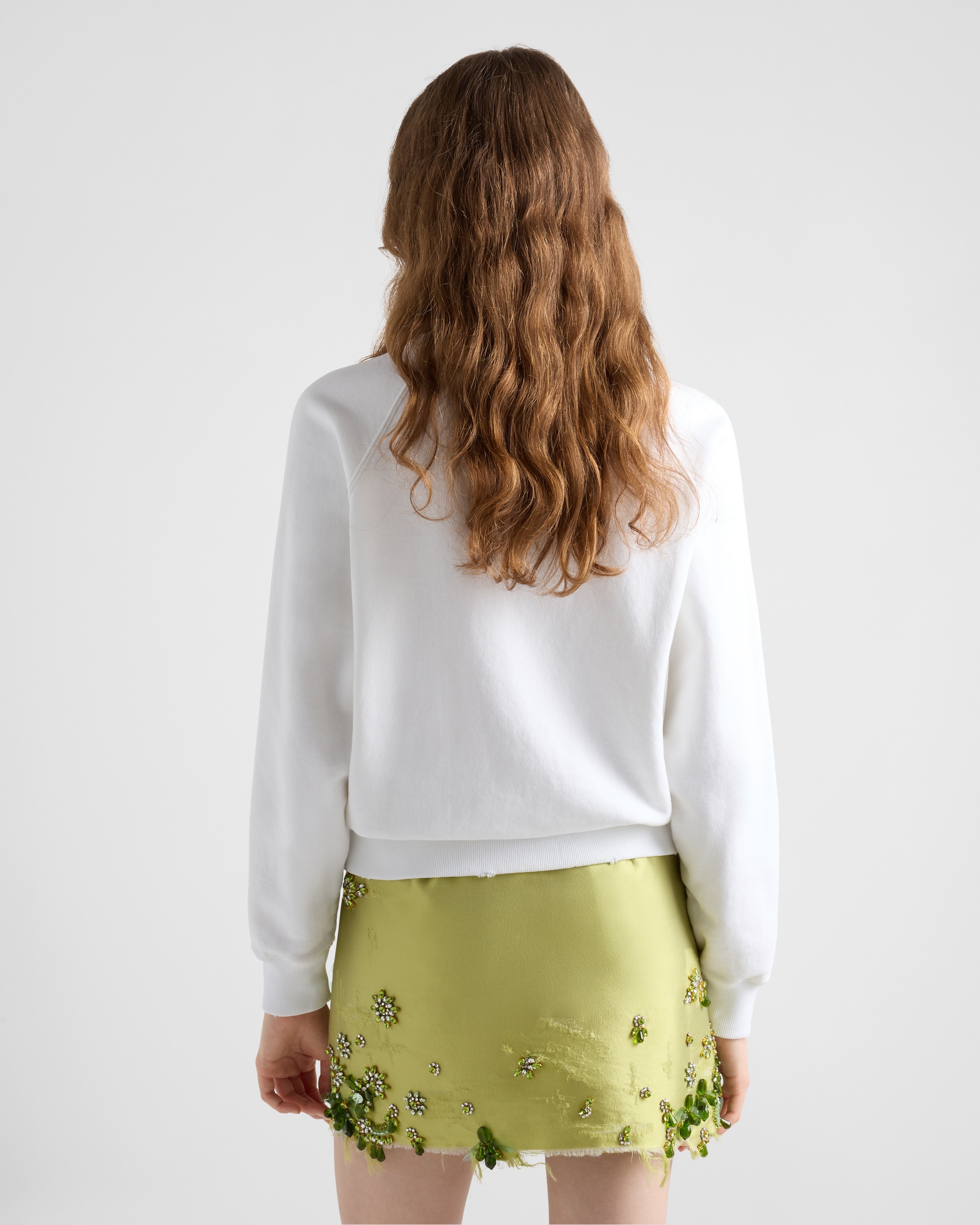 Cotton crew-neck sweatshirt - 5