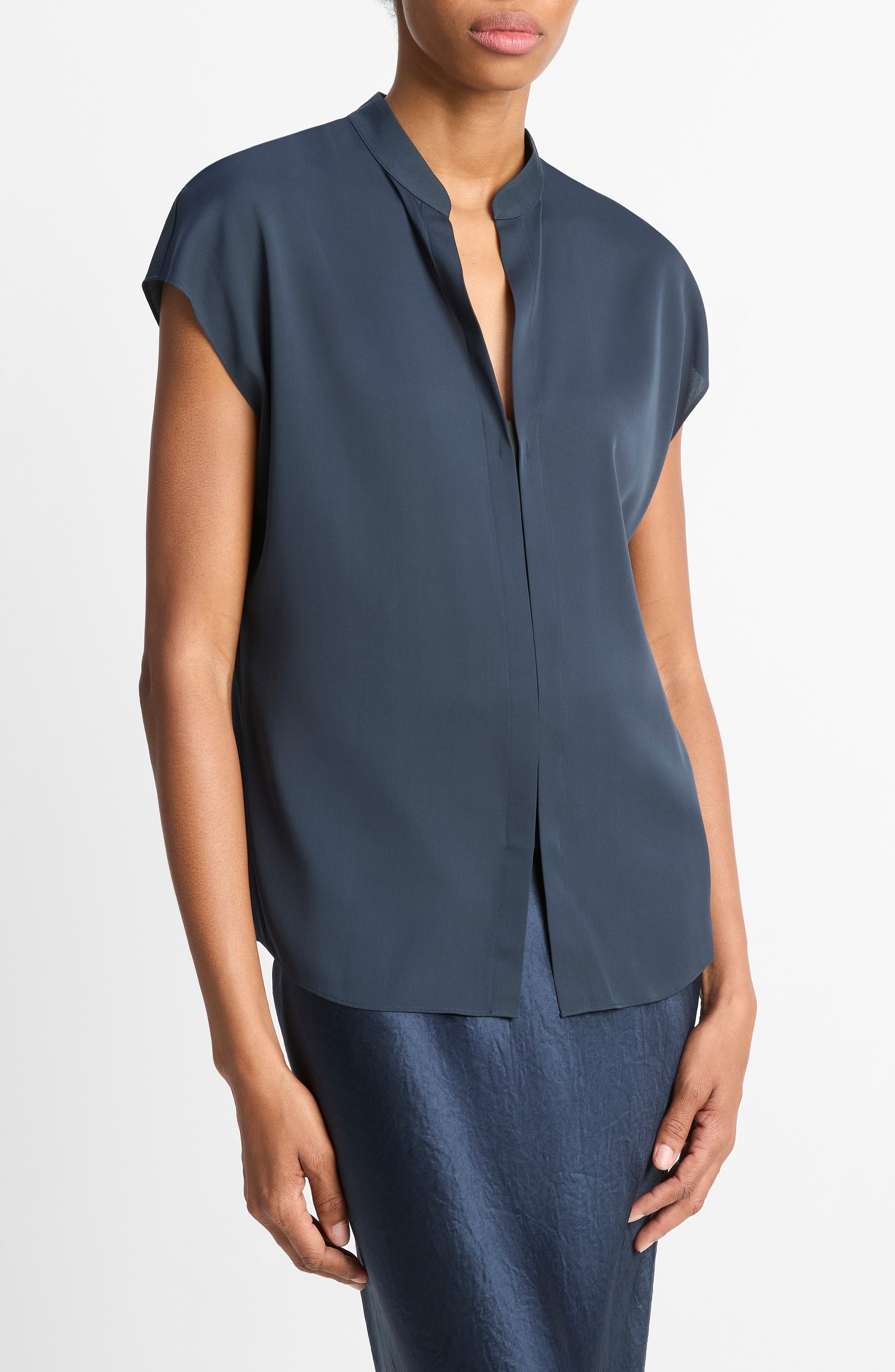 Vince Cap Sleeve Top in Coastal at Nordstrom - 3