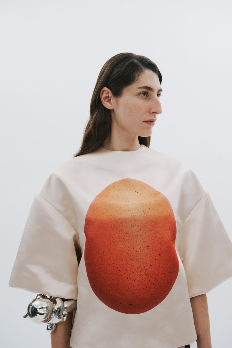 BOILED EGG SATIN TOP PEACH 13