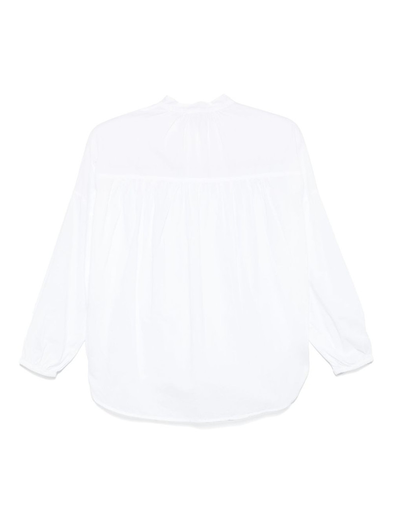 Aspesi gathered poplin shirt outlook