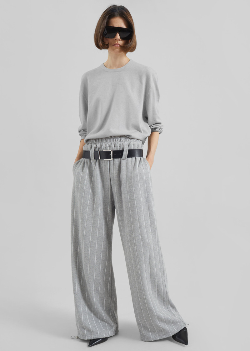 Gisby Striped Joggers - Grey 5