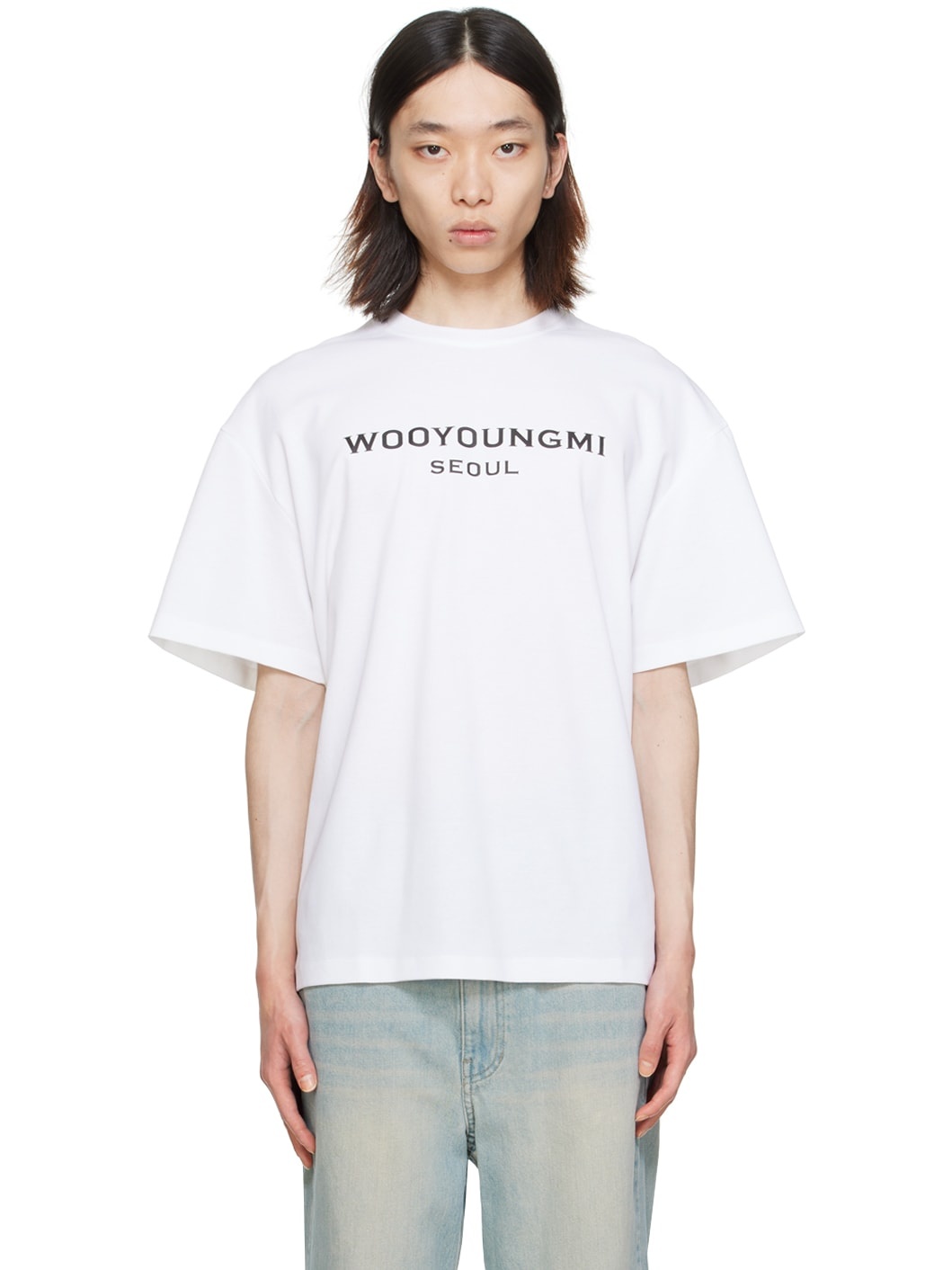 White Printed T-Shirt - 1